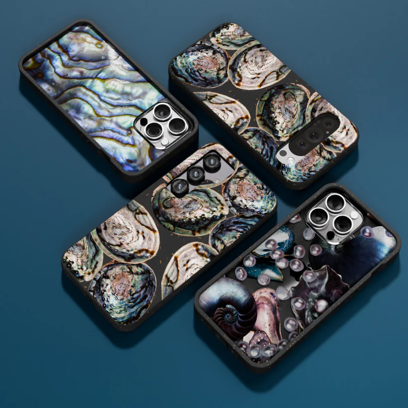 Black Abalone Shells iPhone 13 Pro Case - Image 5