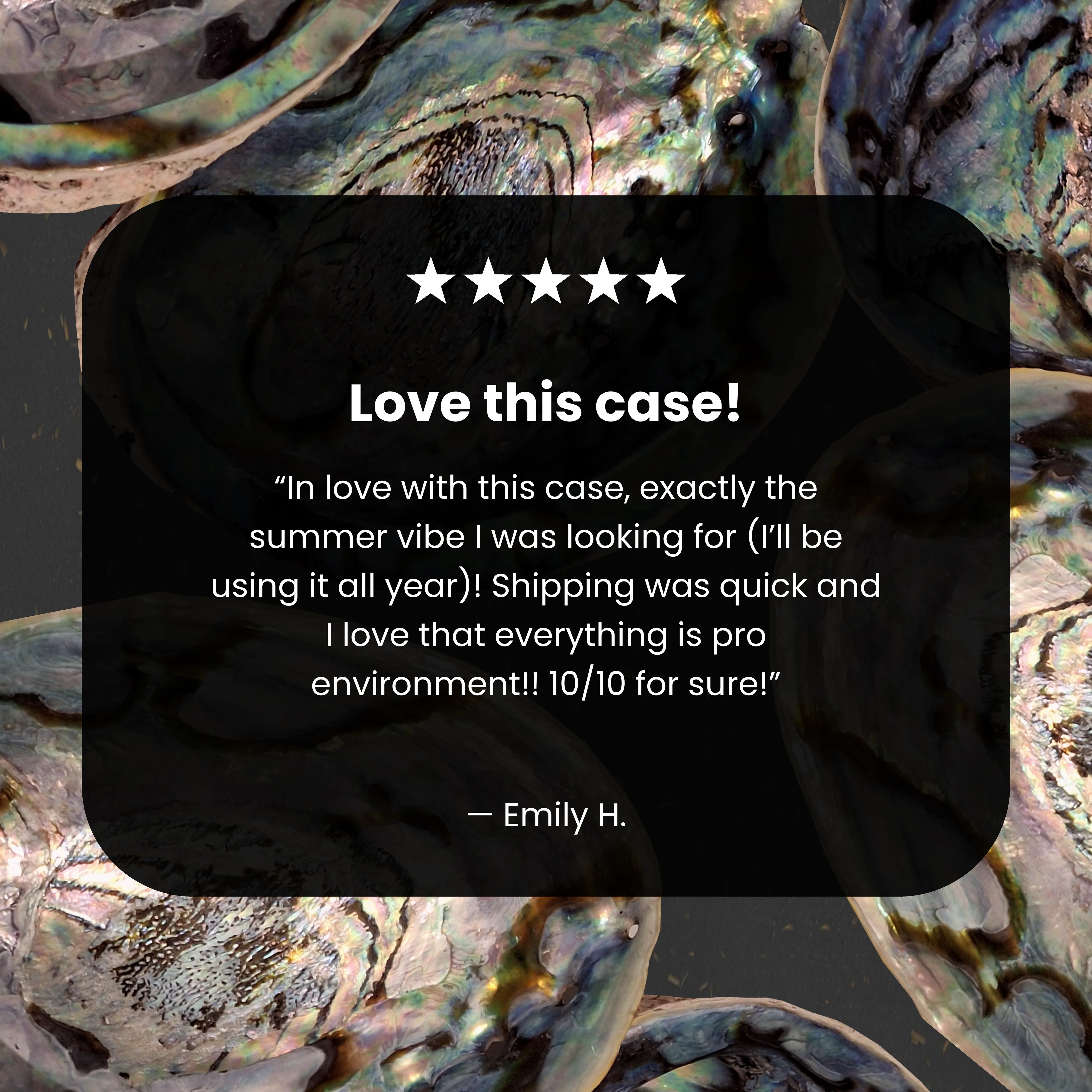 Black Abalone Shells iPhone 17 Pro Case - Image 7