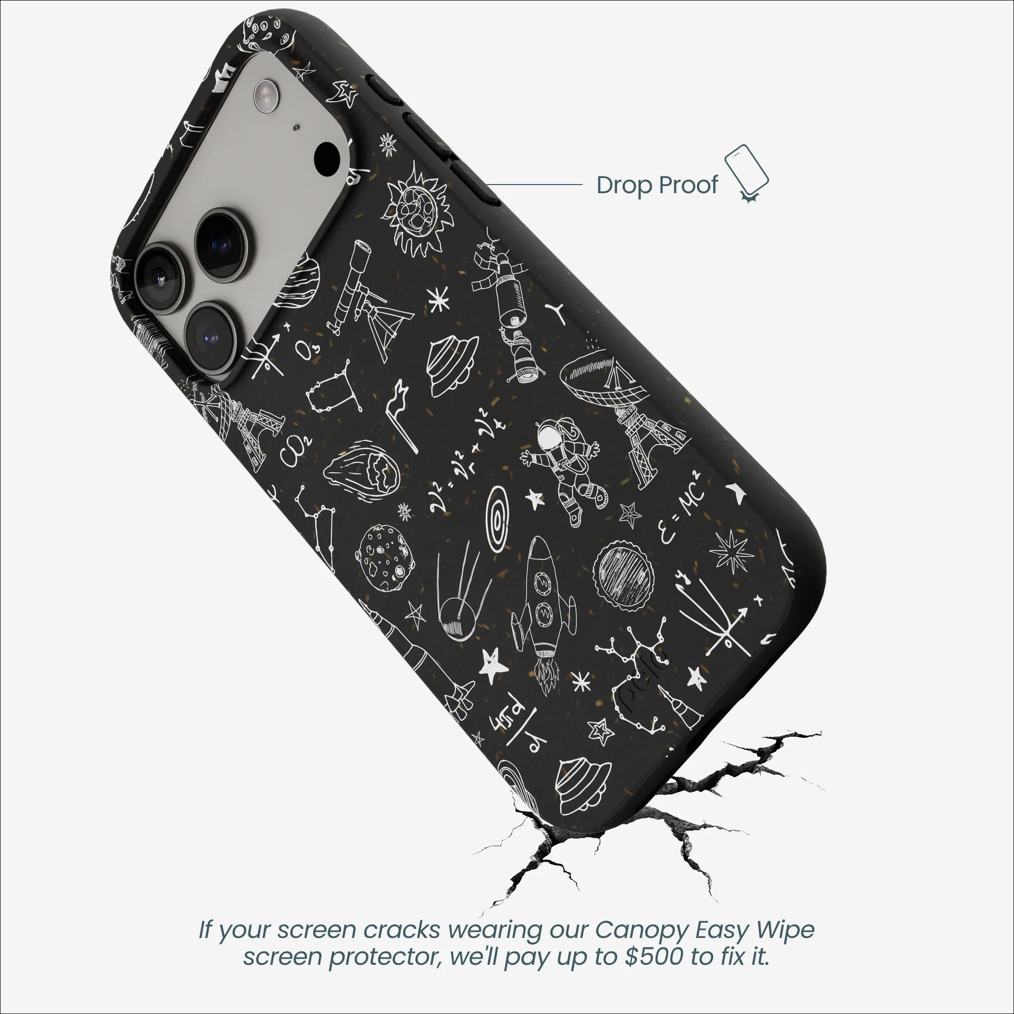 Black Astronomy iPhone 17 Pro Max Case - Image 4