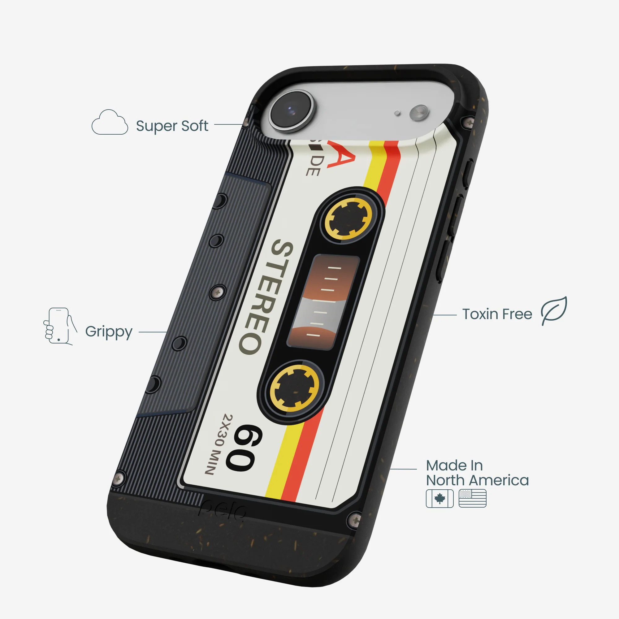 Black Cassette iPhone Air Case - Image 4