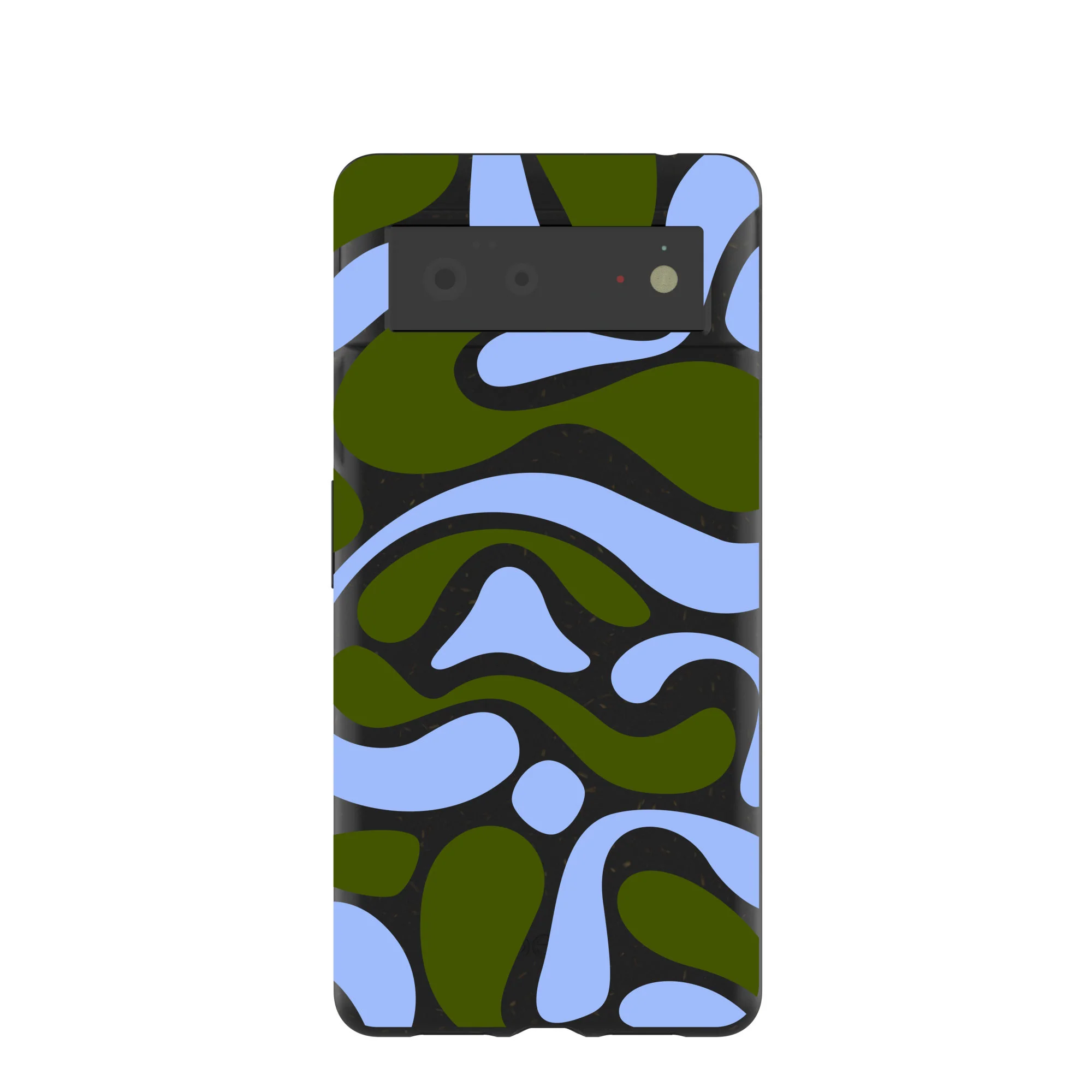 Black Curve and Flow Google Pixel 6 Case