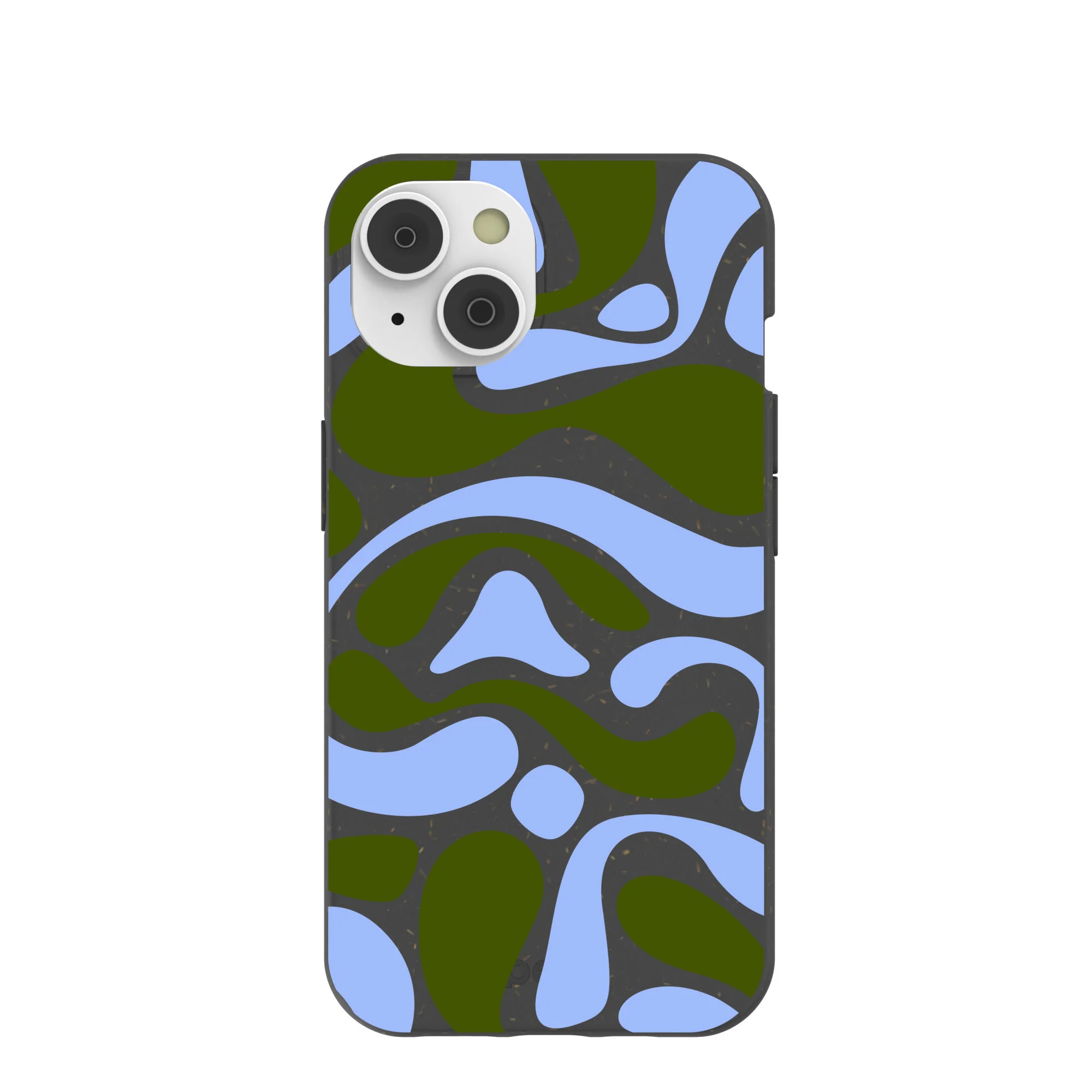 Black Curve and Flow iPhone 14 Case