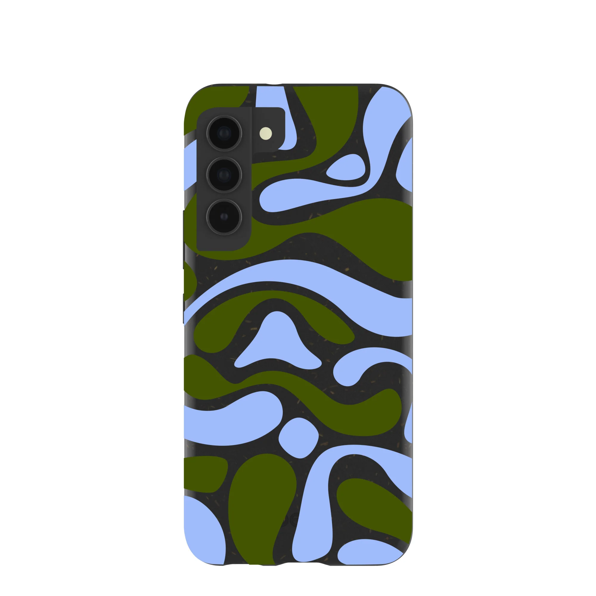 Black Curve and Flow Samsung Galaxy S22 Case