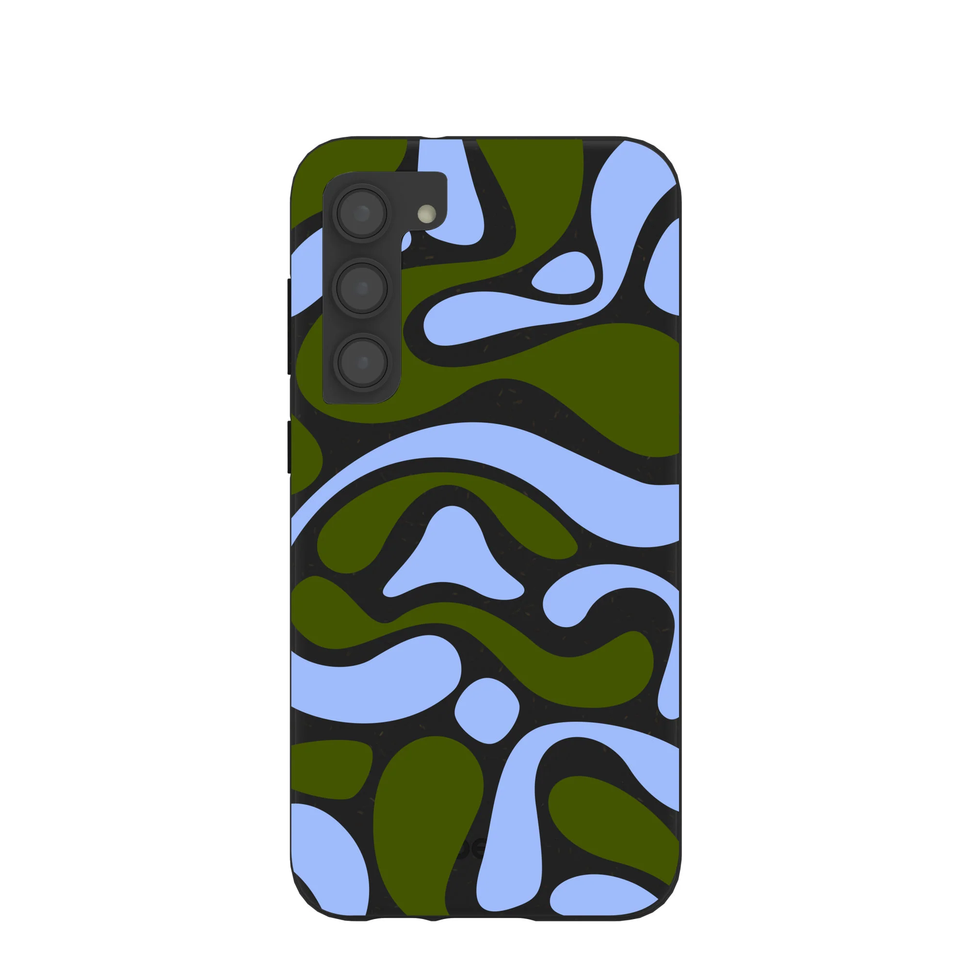 Black Curve and Flow Samsung Galaxy S23+(Plus) Case