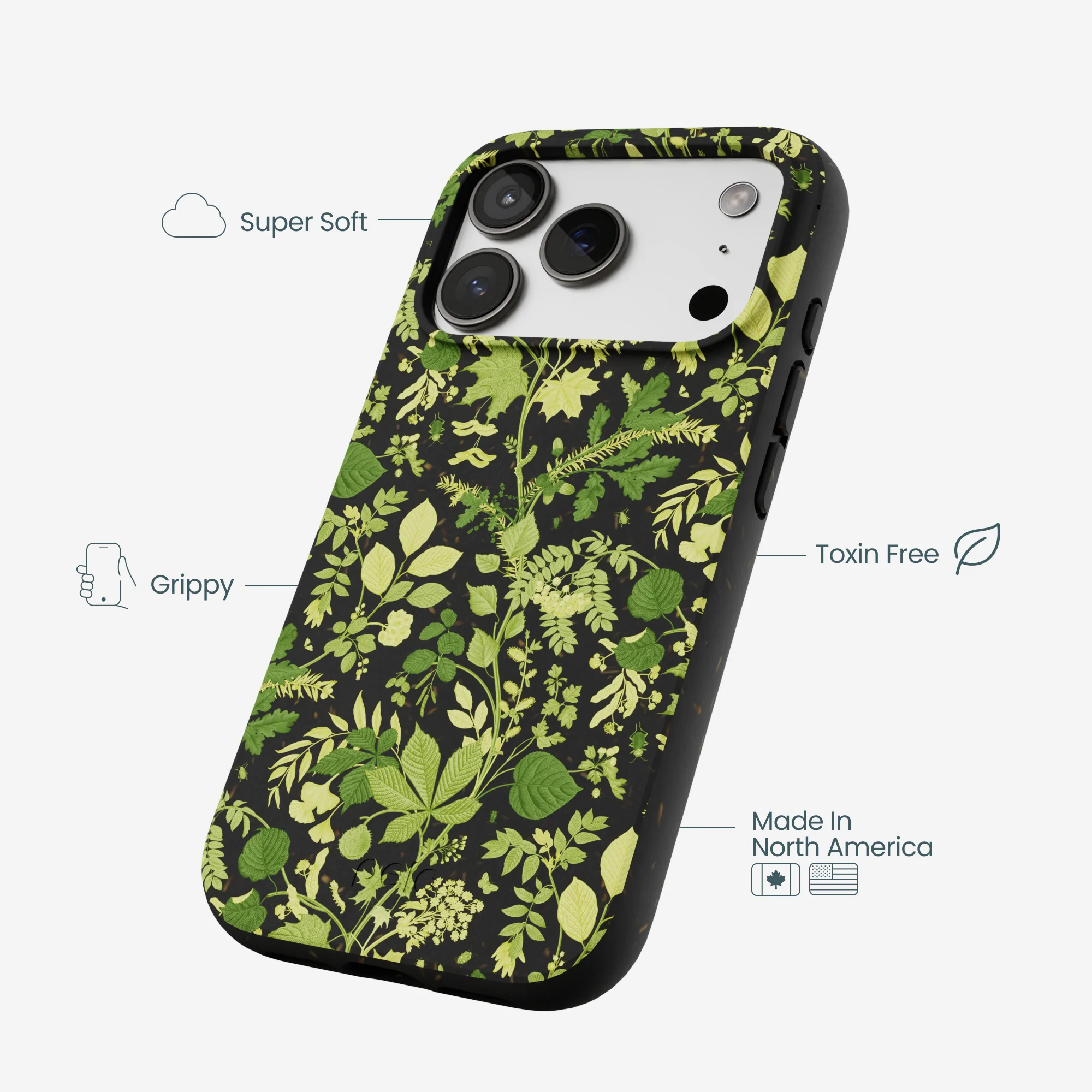 Black Evergreen iPhone 17 Pro Case - Image 4