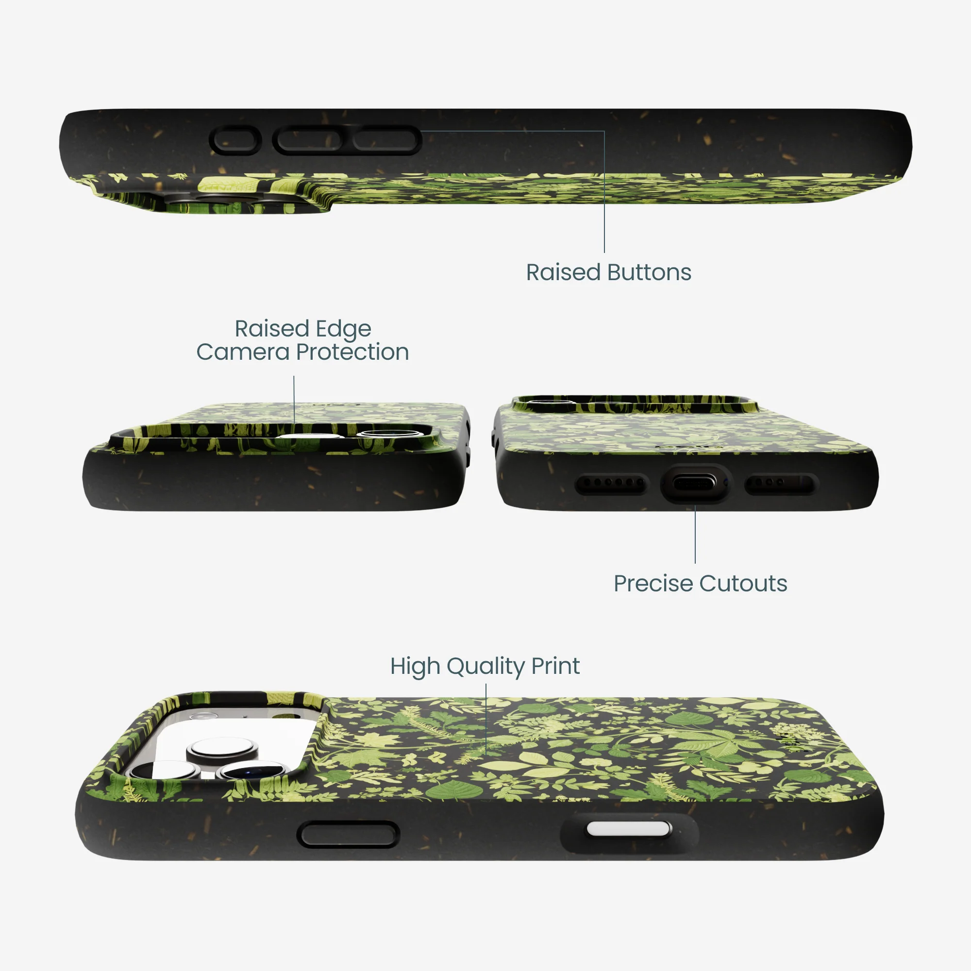 Black Evergreen iPhone 17 Pro Max Case - Image 3