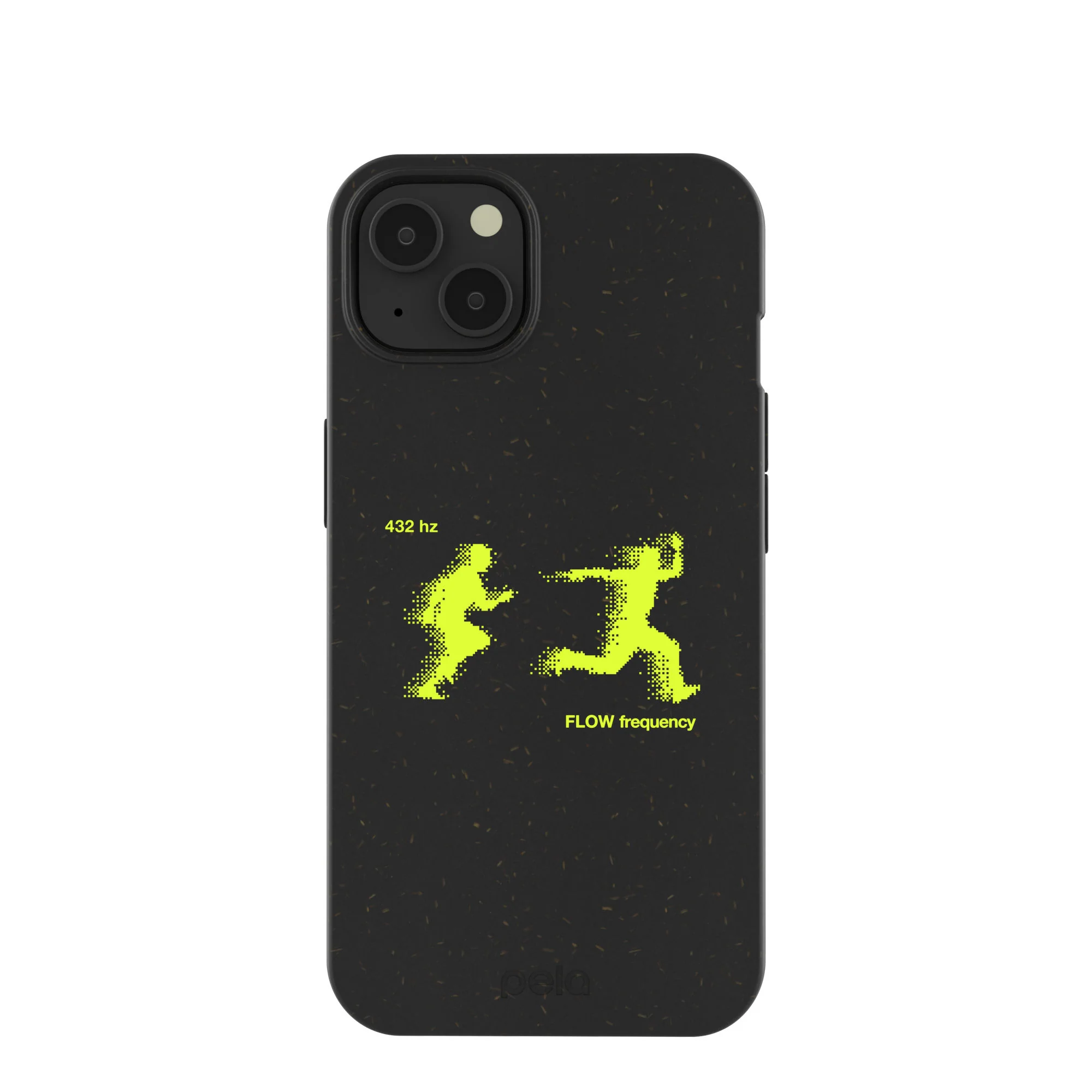 Black Flow Frequency iPhone 13 Case