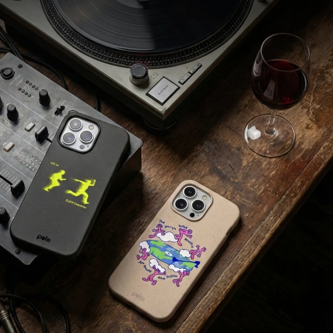 Black Flow Frequency iPhone 17 Case - Image 6