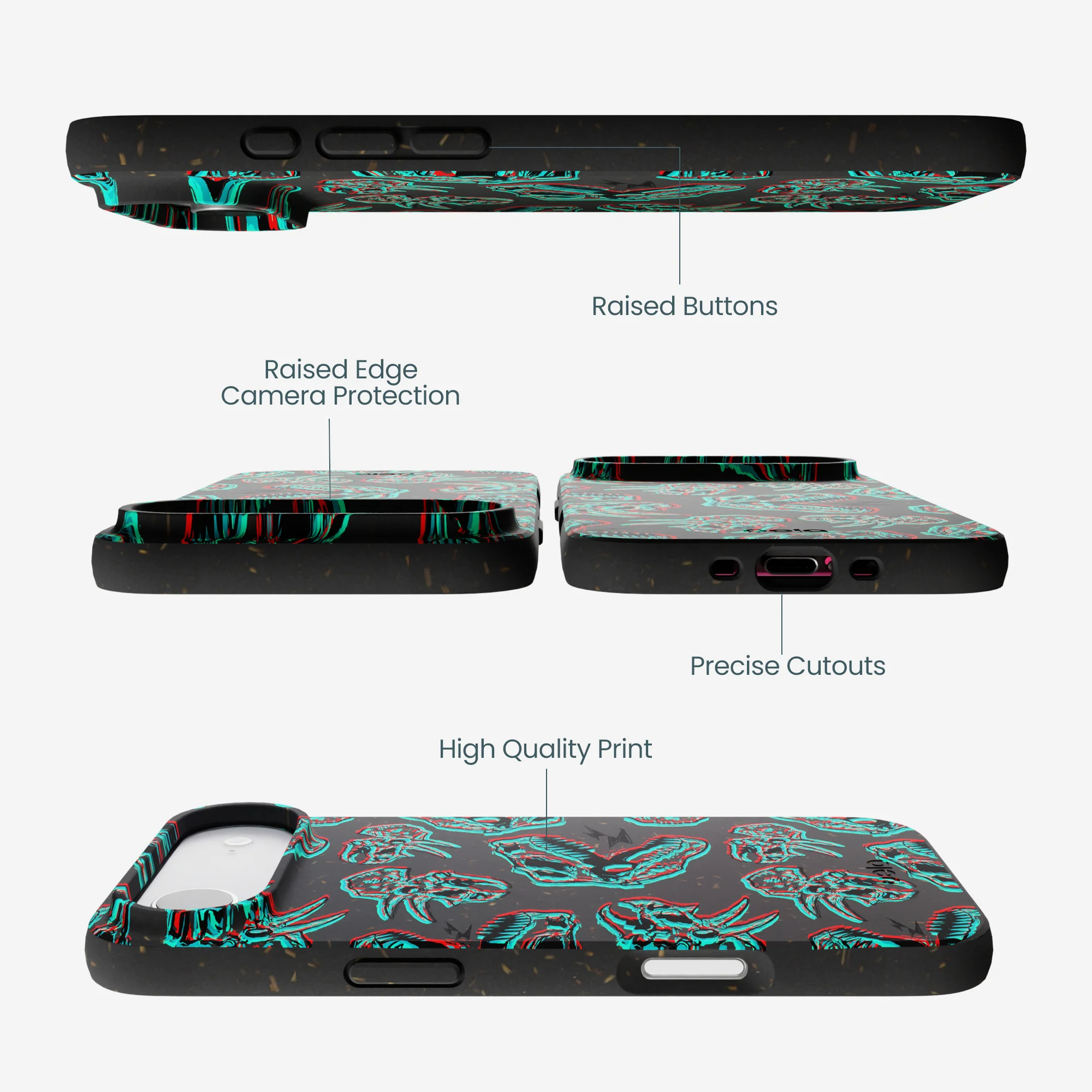 Black Fossilized iPhone Air Case - Image 2