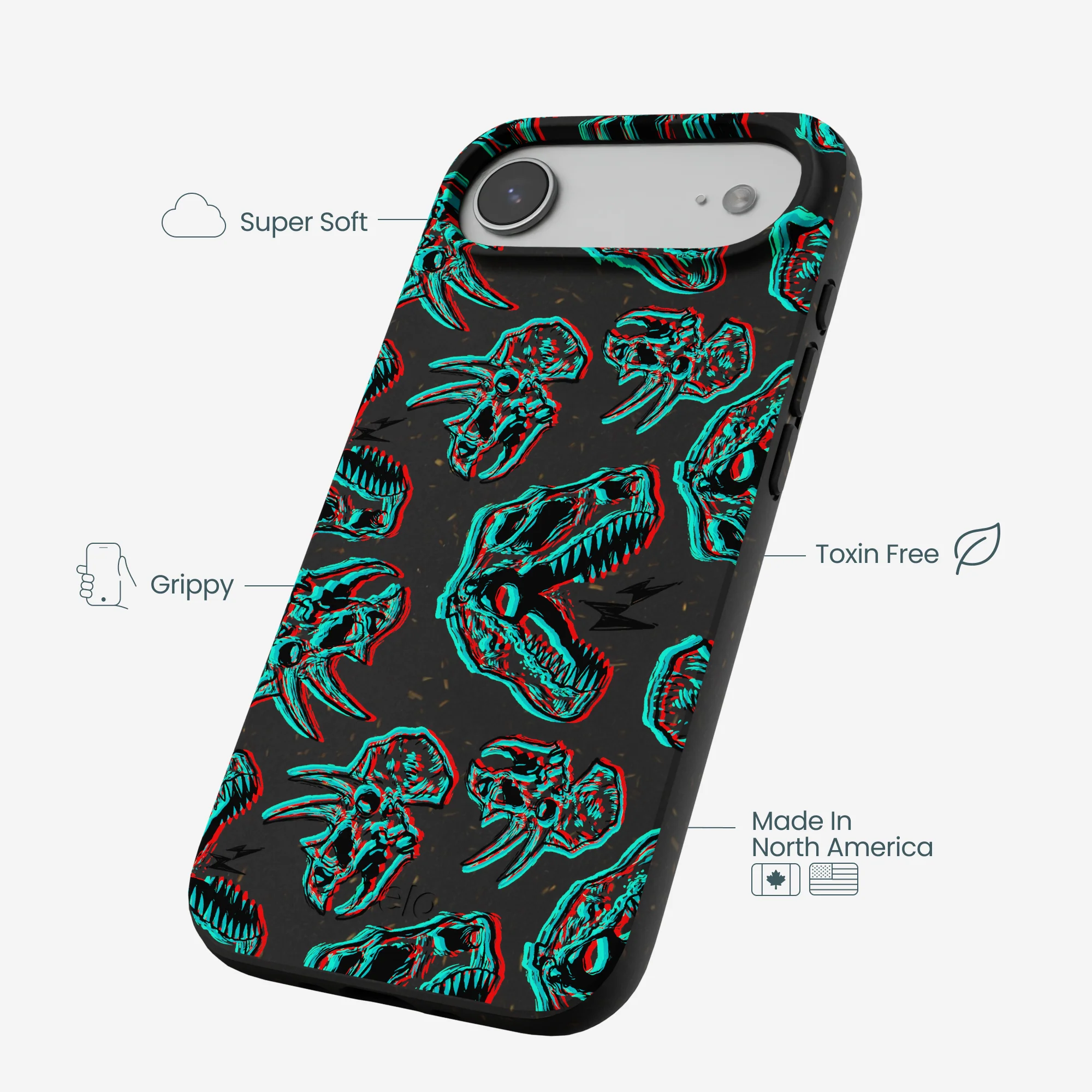 Black Fossilized iPhone Air Case - Image 3
