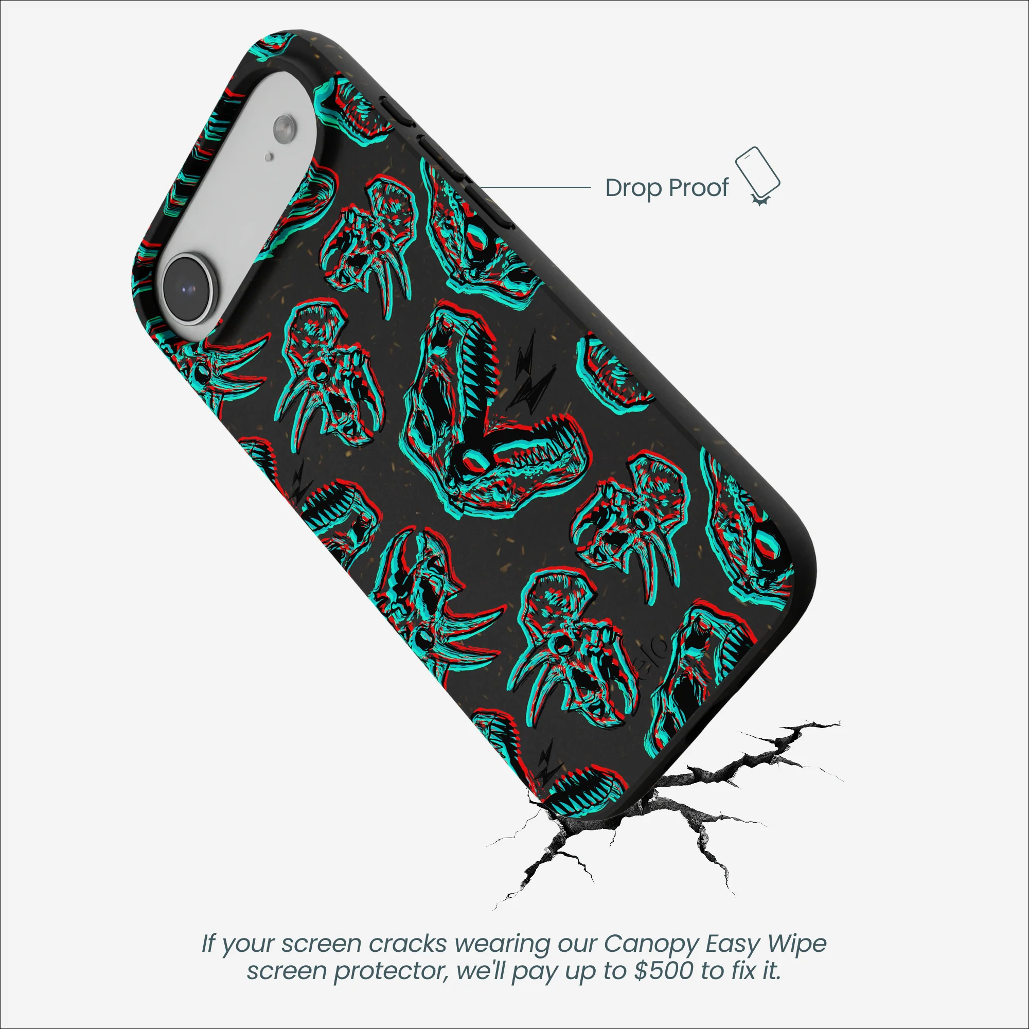 Black Fossilized iPhone Air Case - Image 4