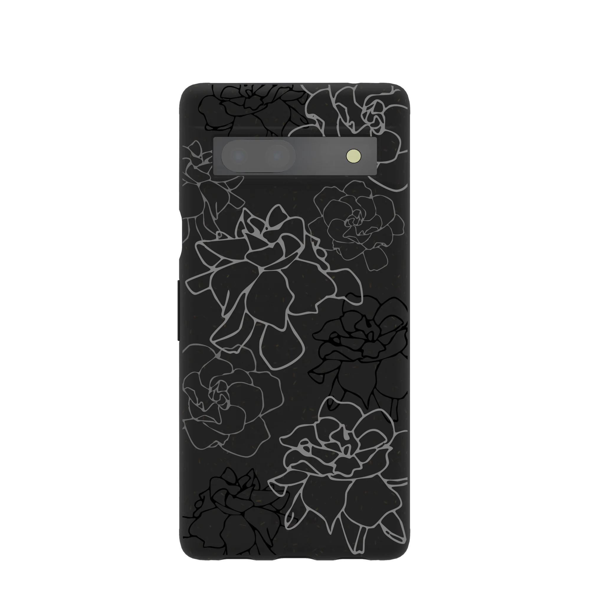 Black Gardenia Lines Google Pixel 7a Case