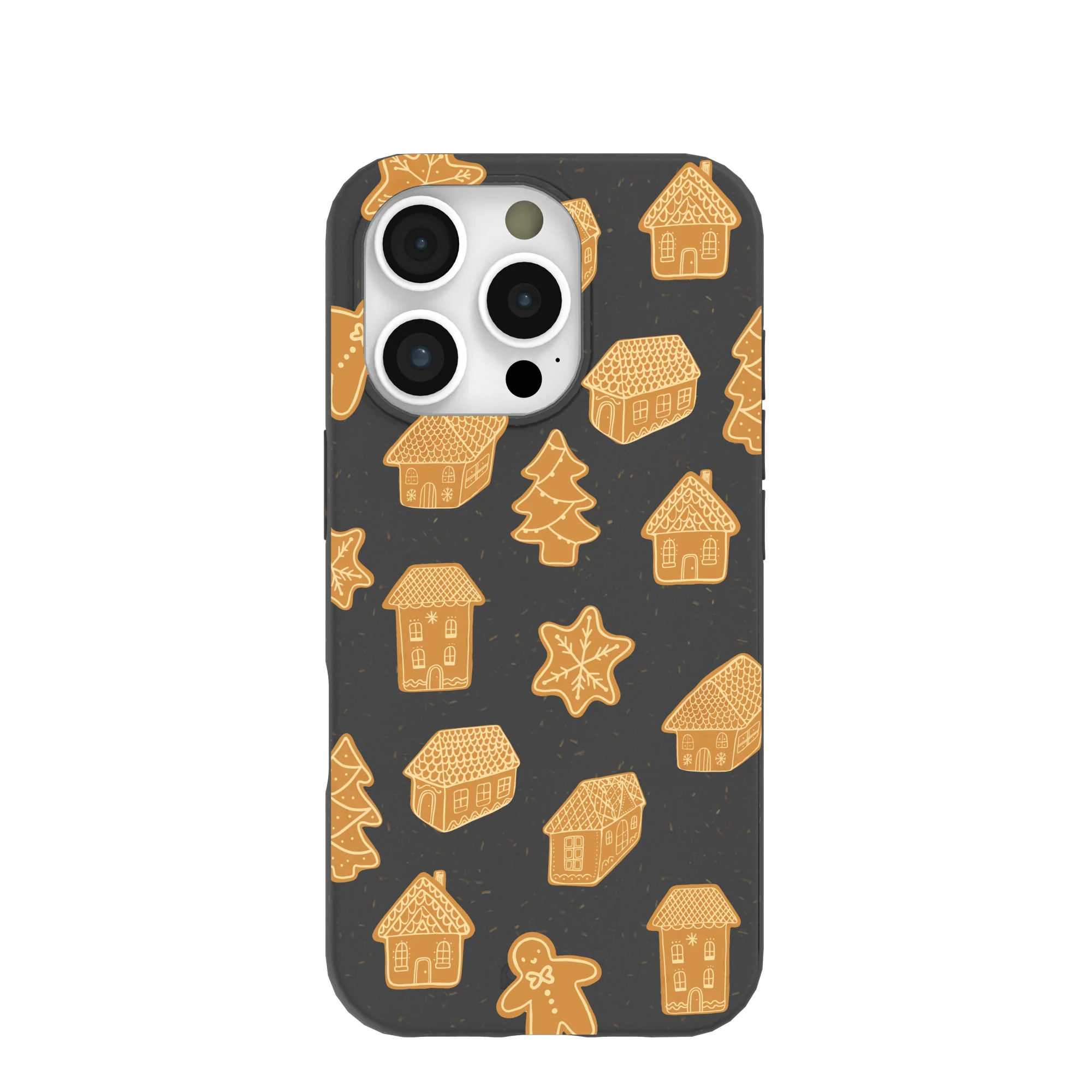 Black Gingerbread Dreams iPhone 16 Pro Case