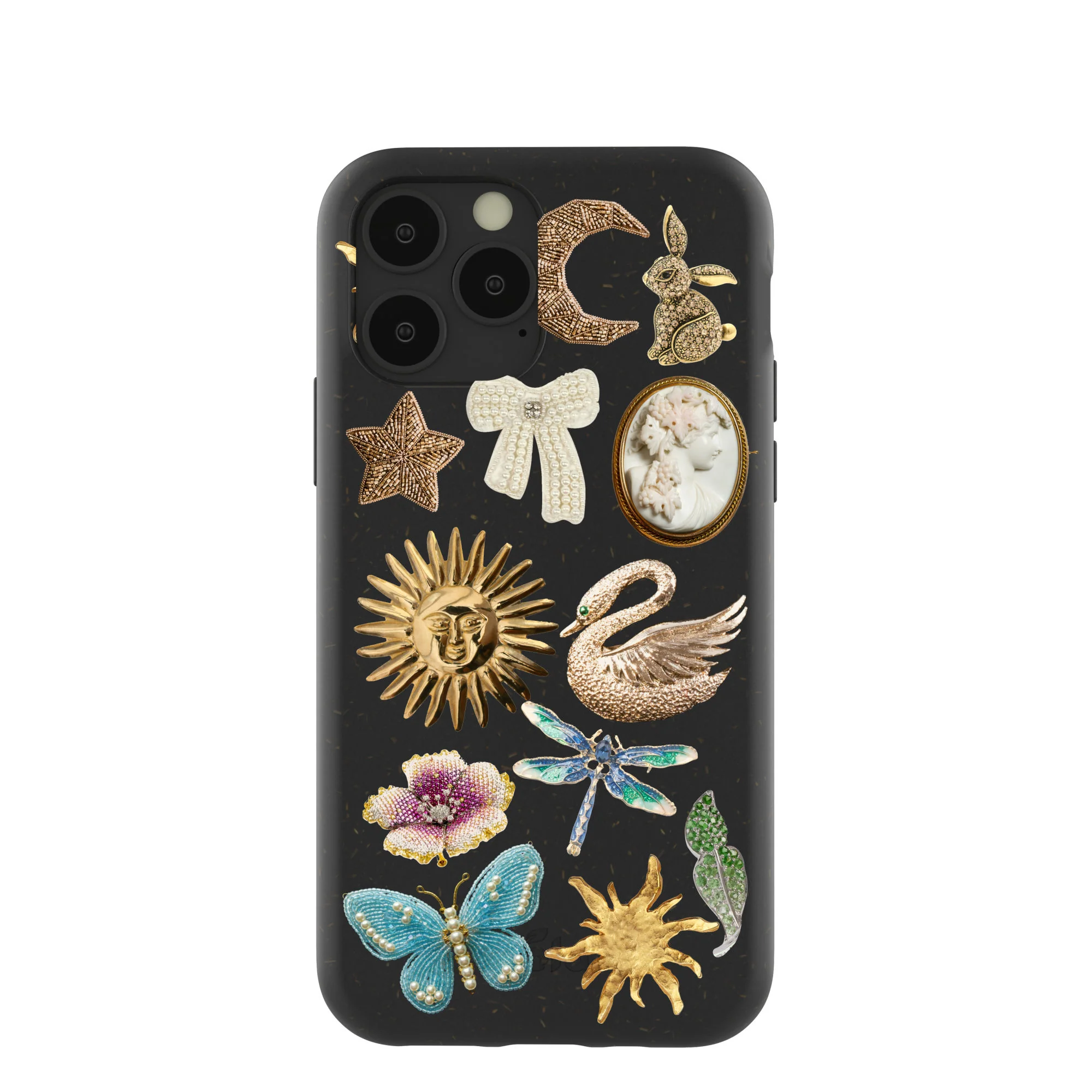 Black Heirloom Collage iPhone 11 Pro Case