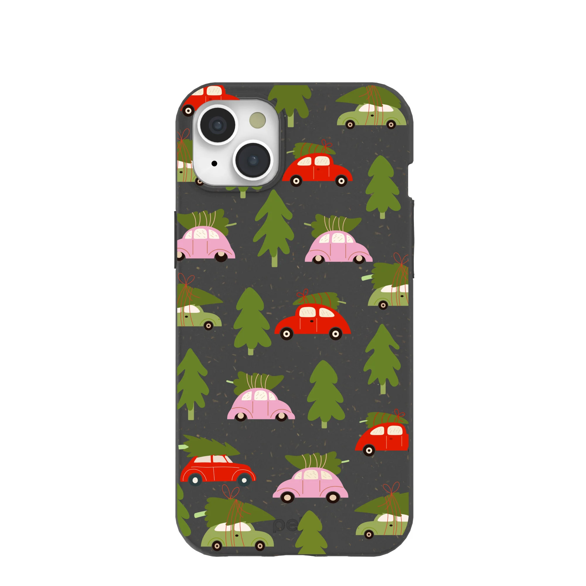 Black Holiday Caravan iPhone 15 Plus Case