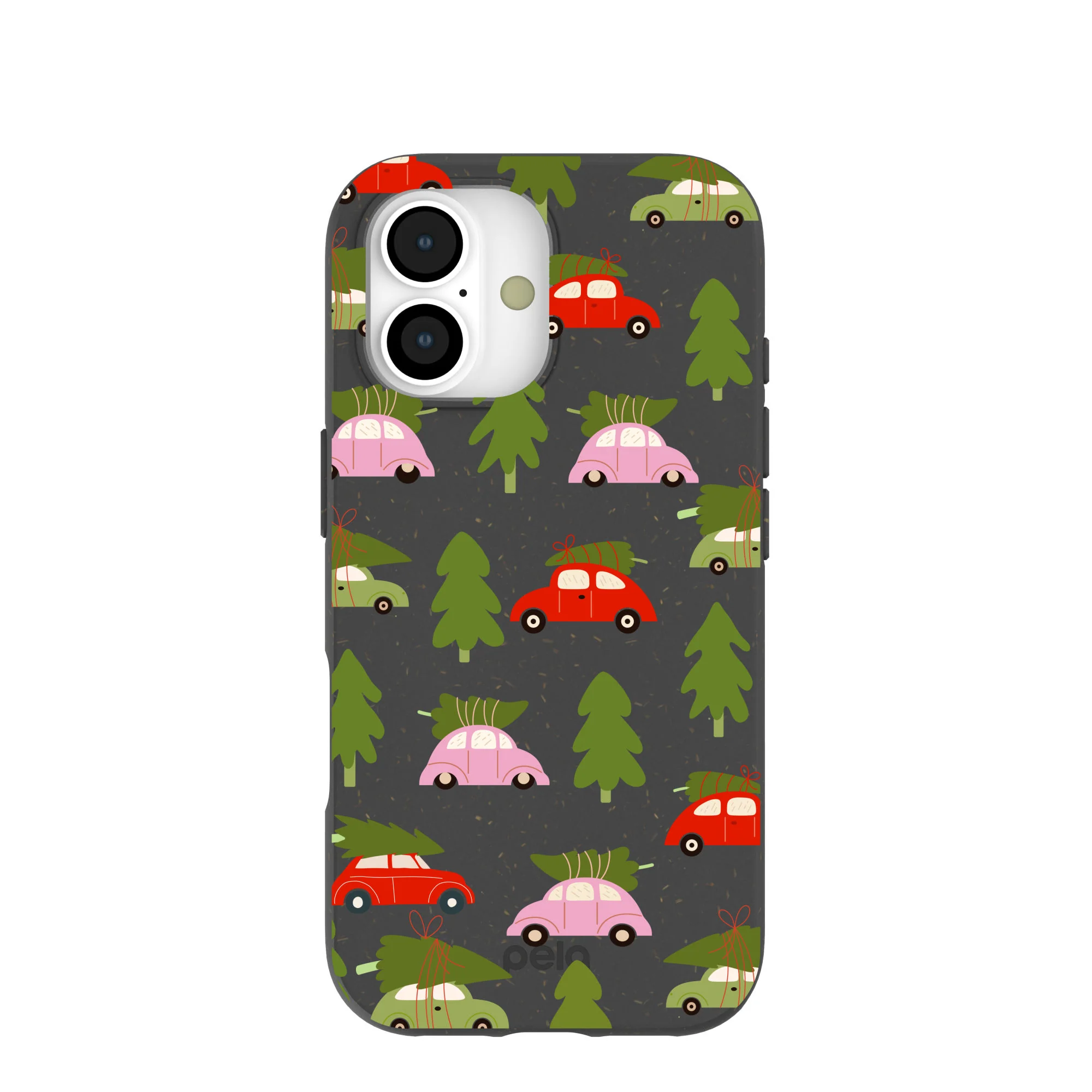 Black Holiday Caravan iPhone 17 Case