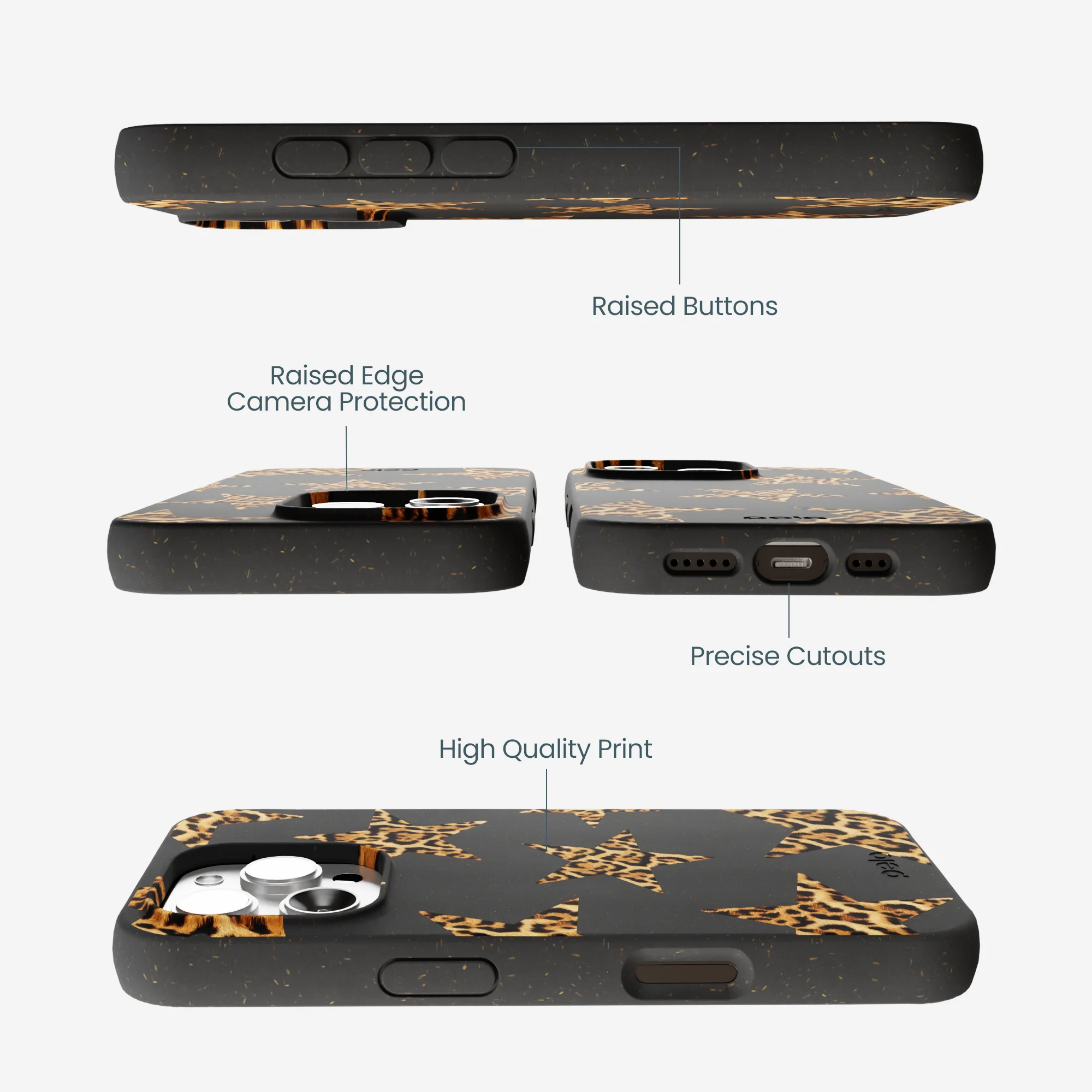 Black Jaguar Stars iPhone 16 Pro Max Case - Image 3