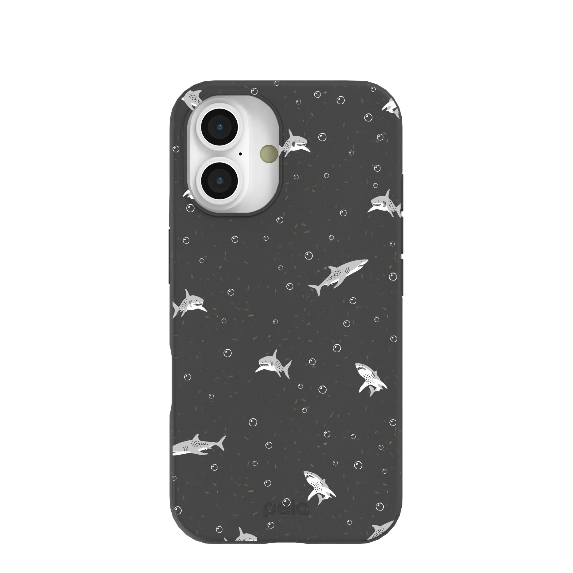 Black Lil Sharks iPhone 16 Case