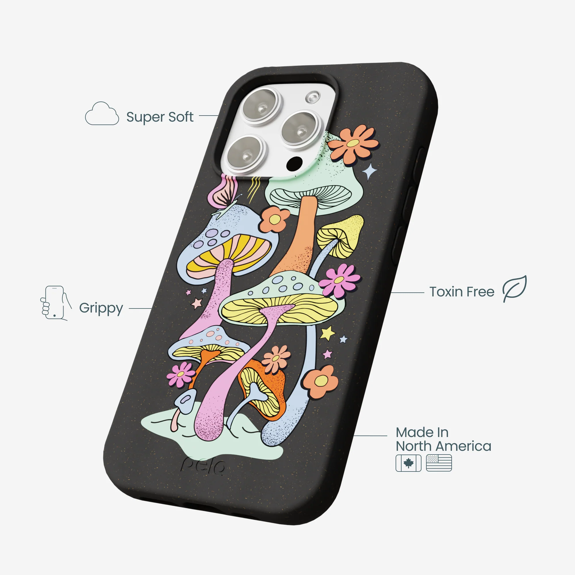 Black Magical Forest iPhone 16 Pro Max Case - Image 4