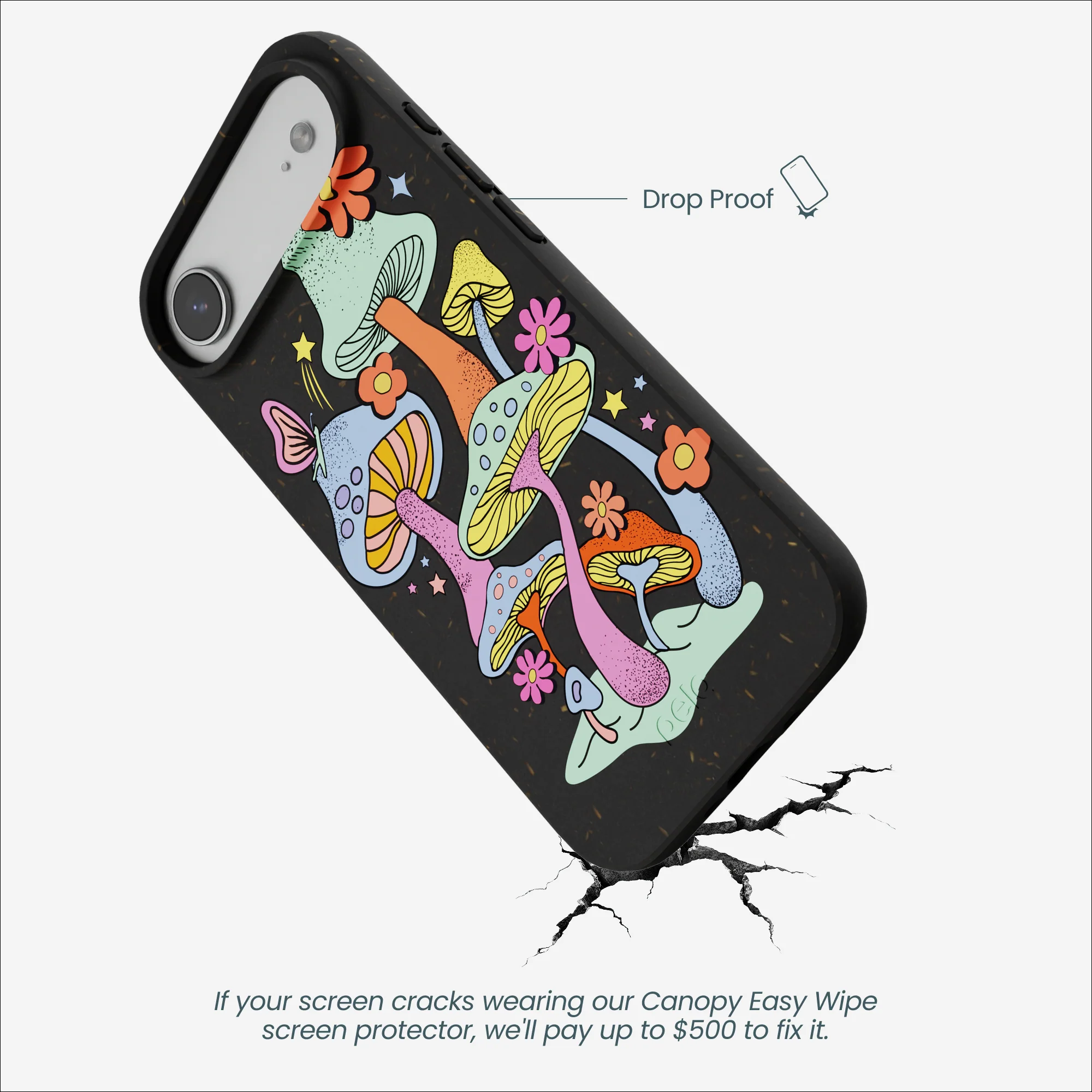 Black Magical Forest iPhone Air Case - Image 5