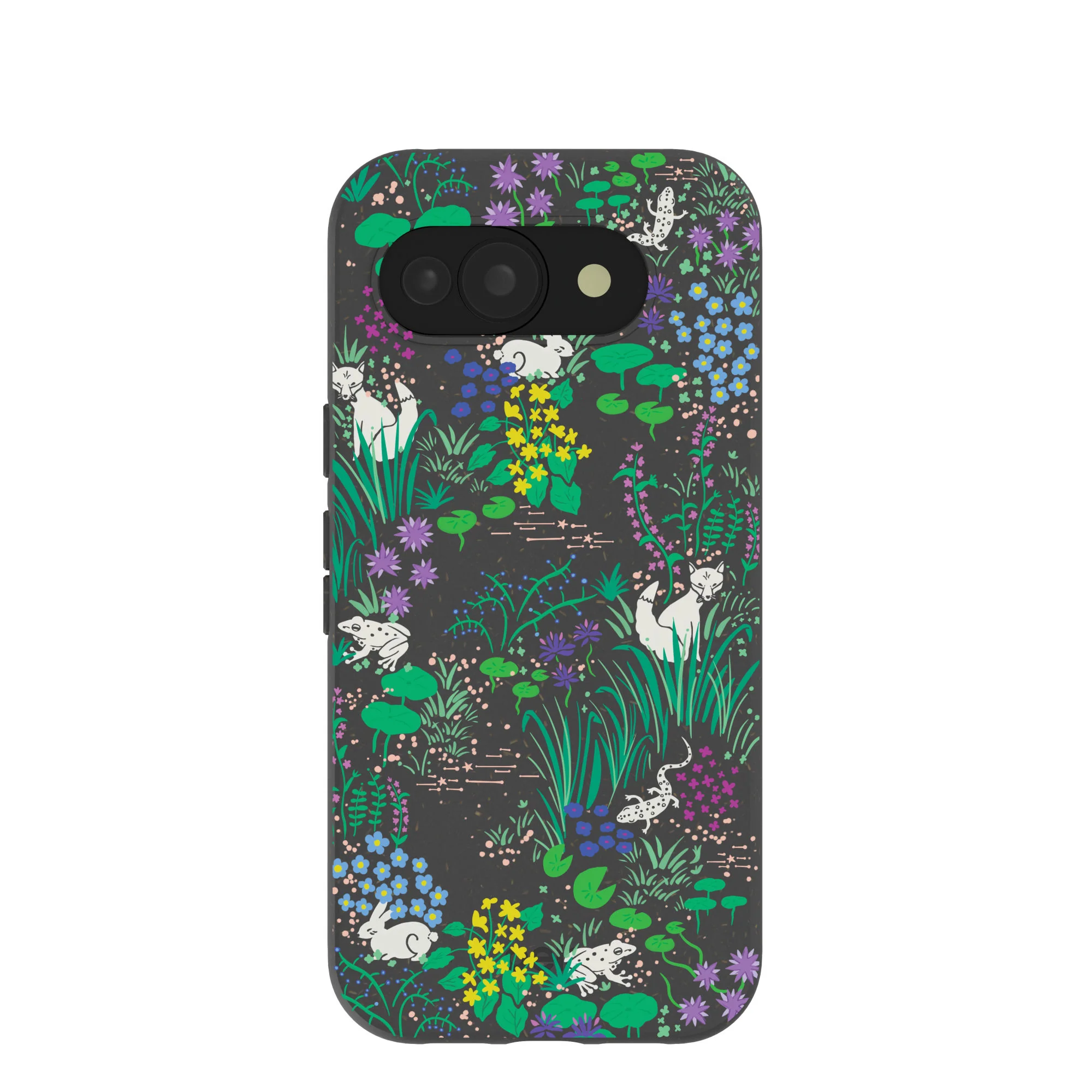 Black Midnight Pond Google Pixel 10a Case