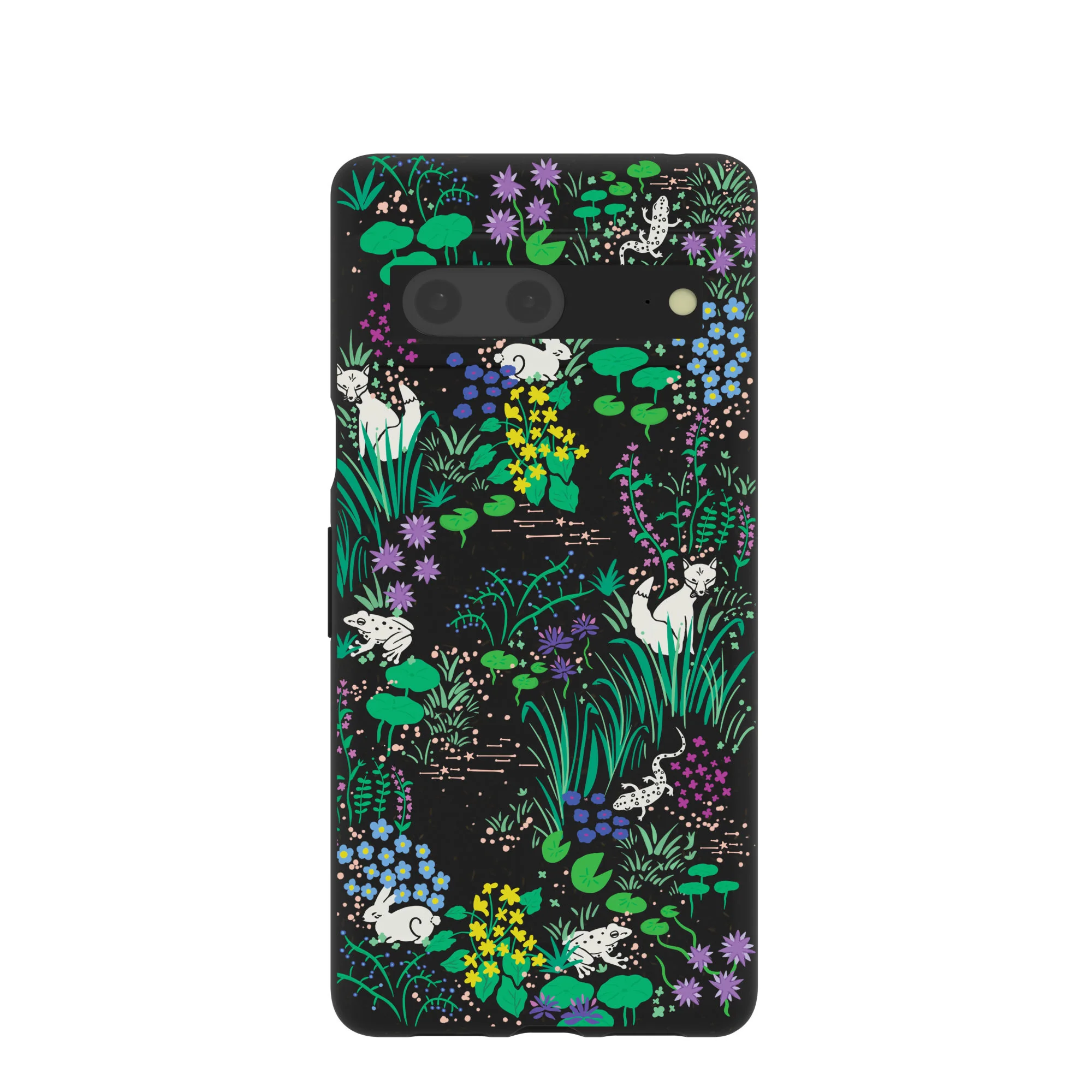 Black Midnight Pond Google Pixel 7 Case