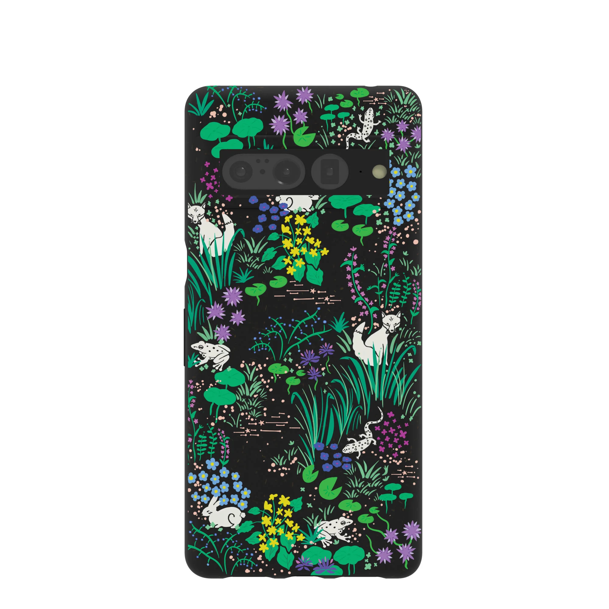Black Midnight Pond Google Pixel 7 Pro Case