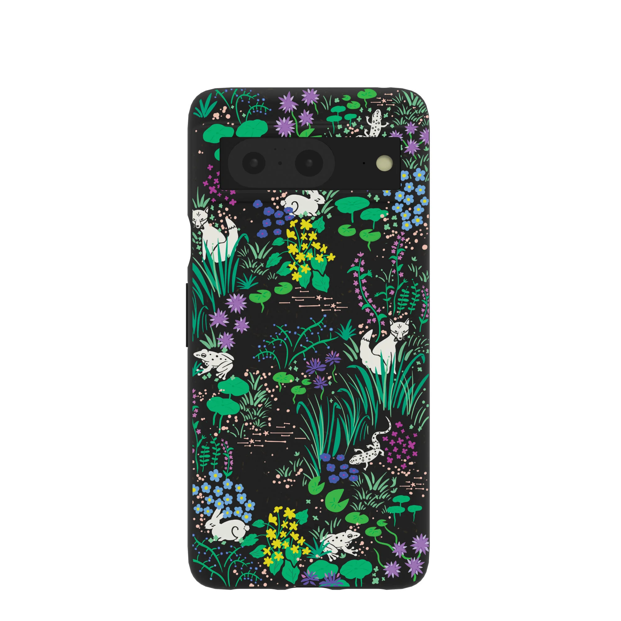Black Midnight Pond Google Pixel 8 Case