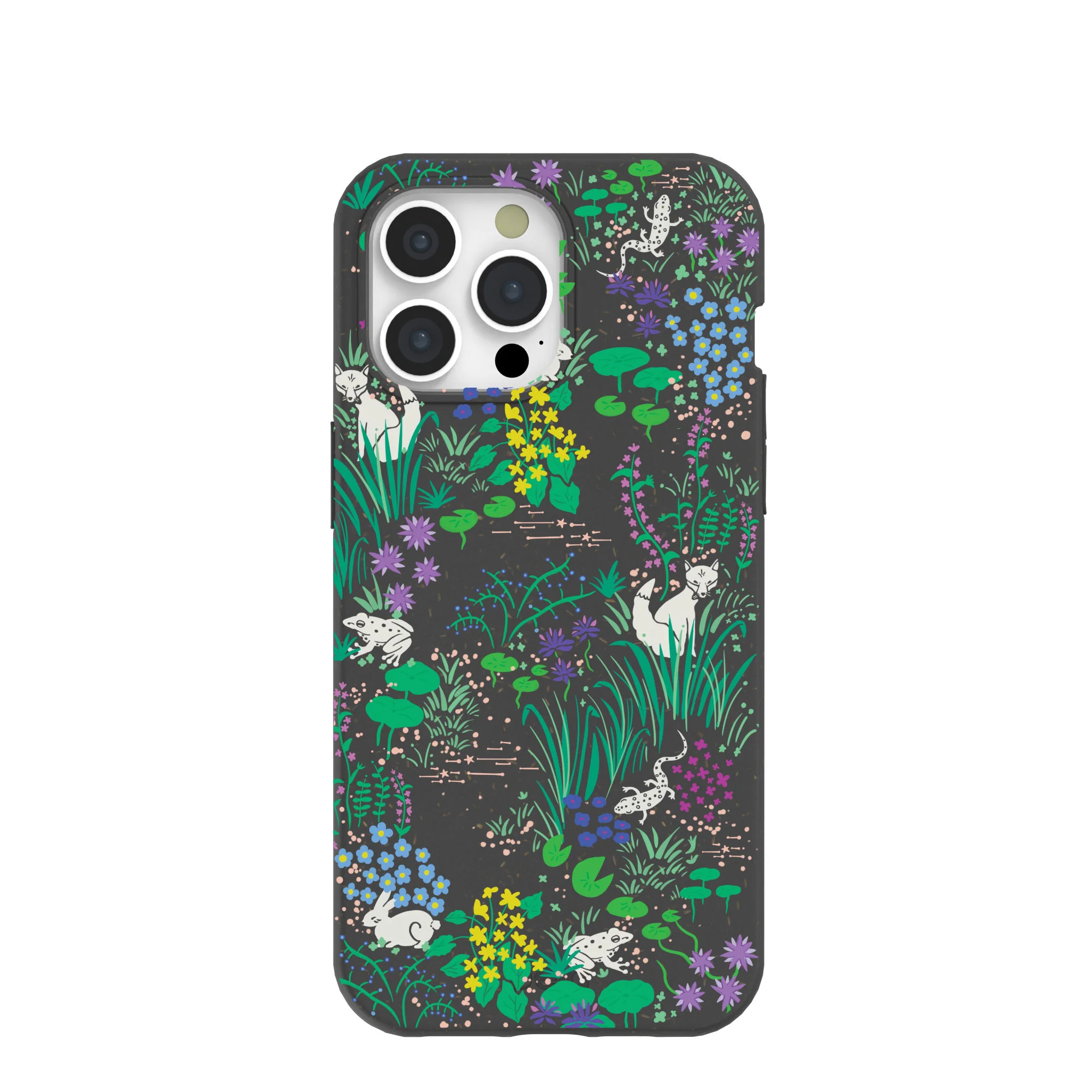 Black Midnight Pond iPhone 15 Pro Max Case
