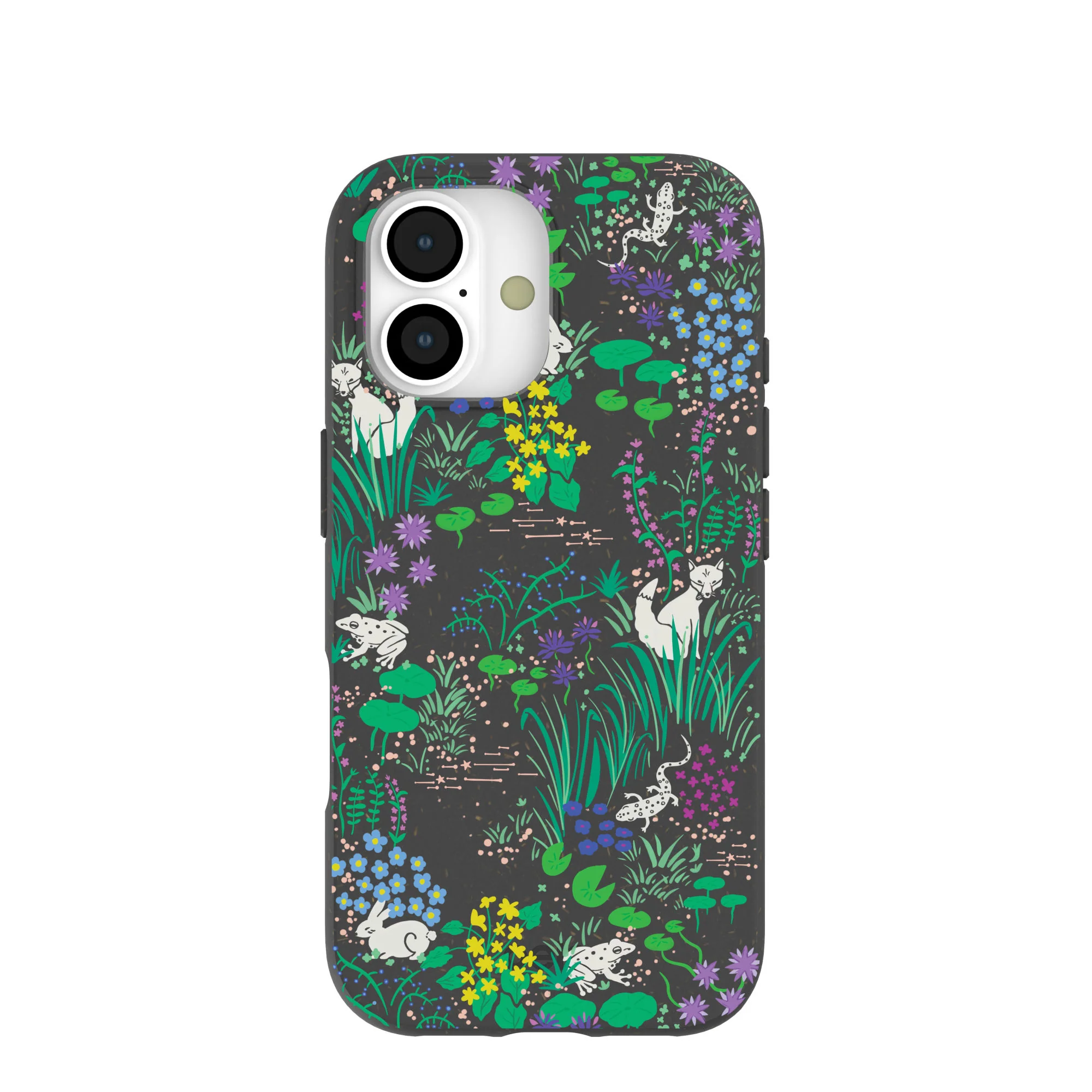 Black Midnight Pond iPhone 17 Case