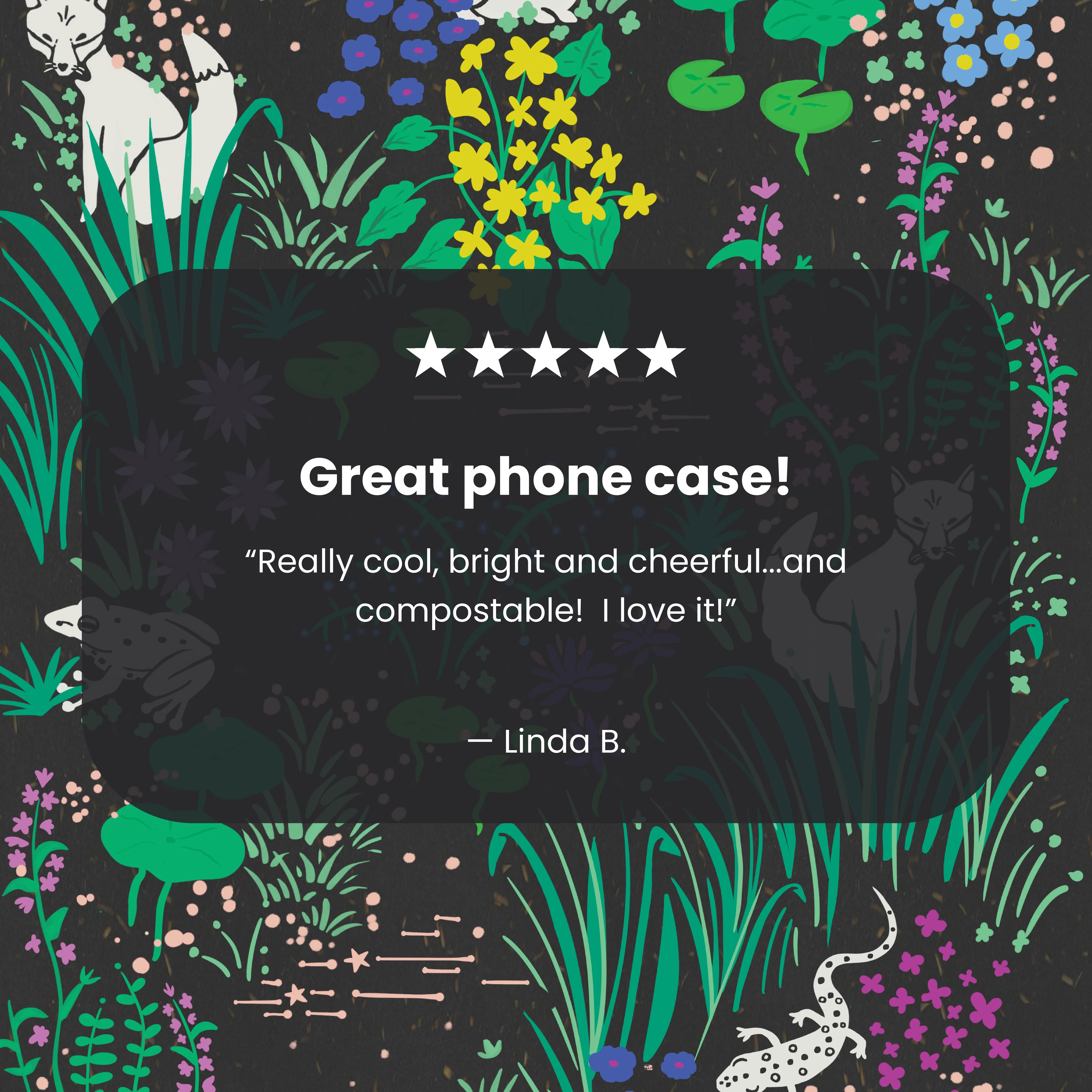 Black Midnight Pond Google Pixel 7a Case - Image 4