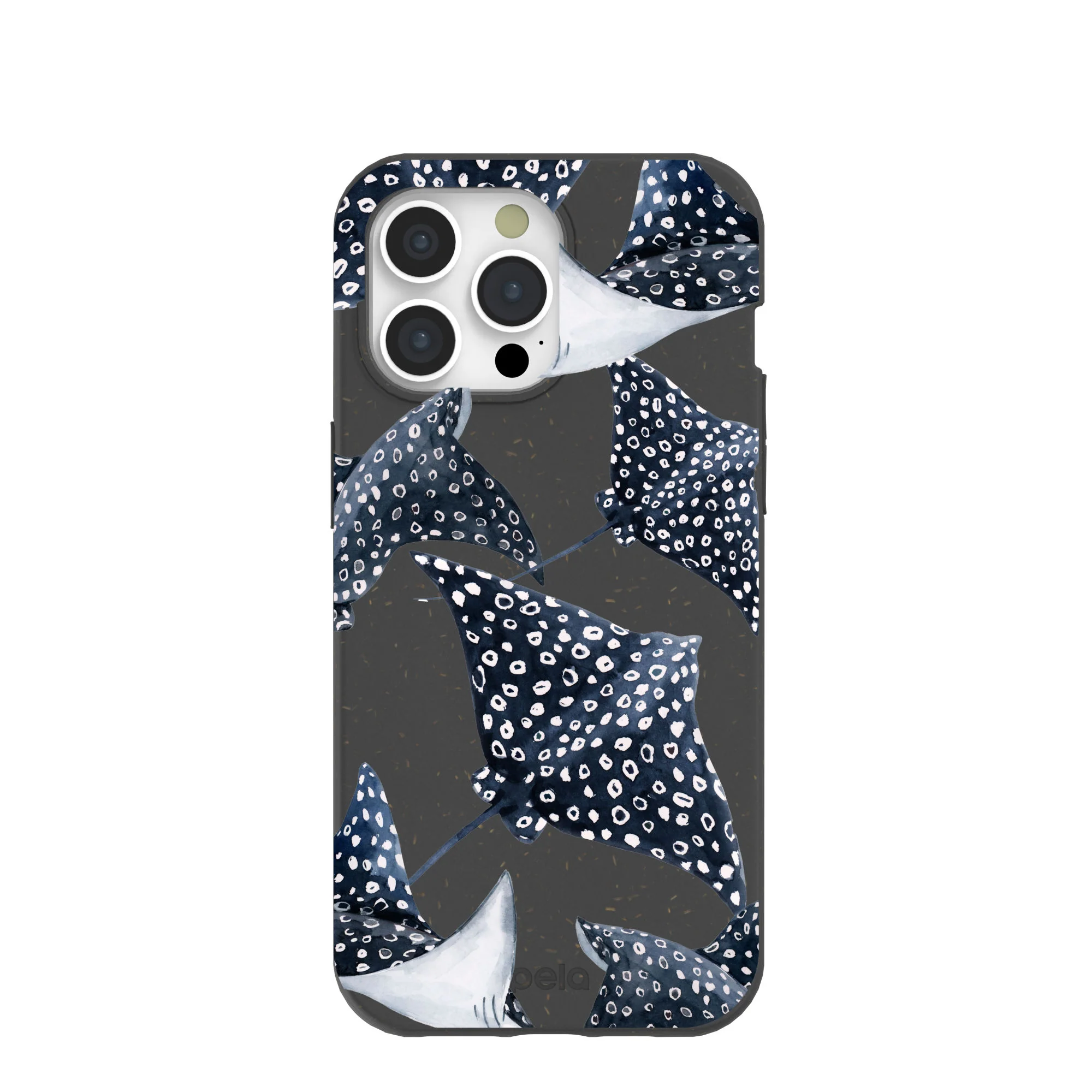 Black Midnight Rays iPhone 15 Pro Max Case