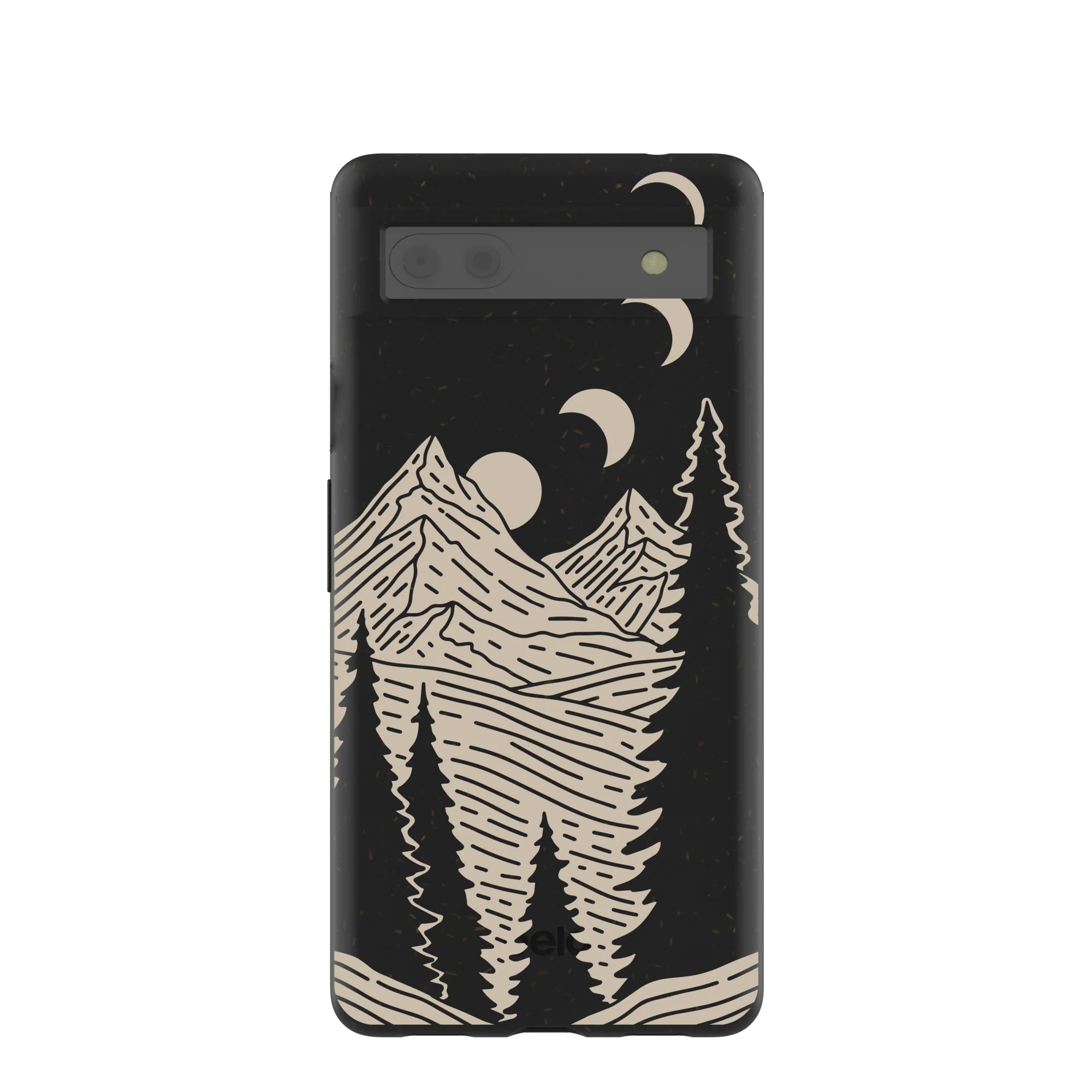 Black Moonlight Peaks Google Pixel 6a Case