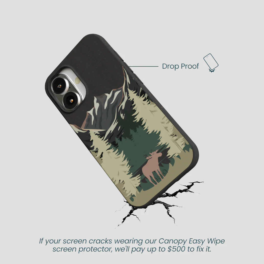 Black Moose Mountain iPhone 16 Case - Image 5