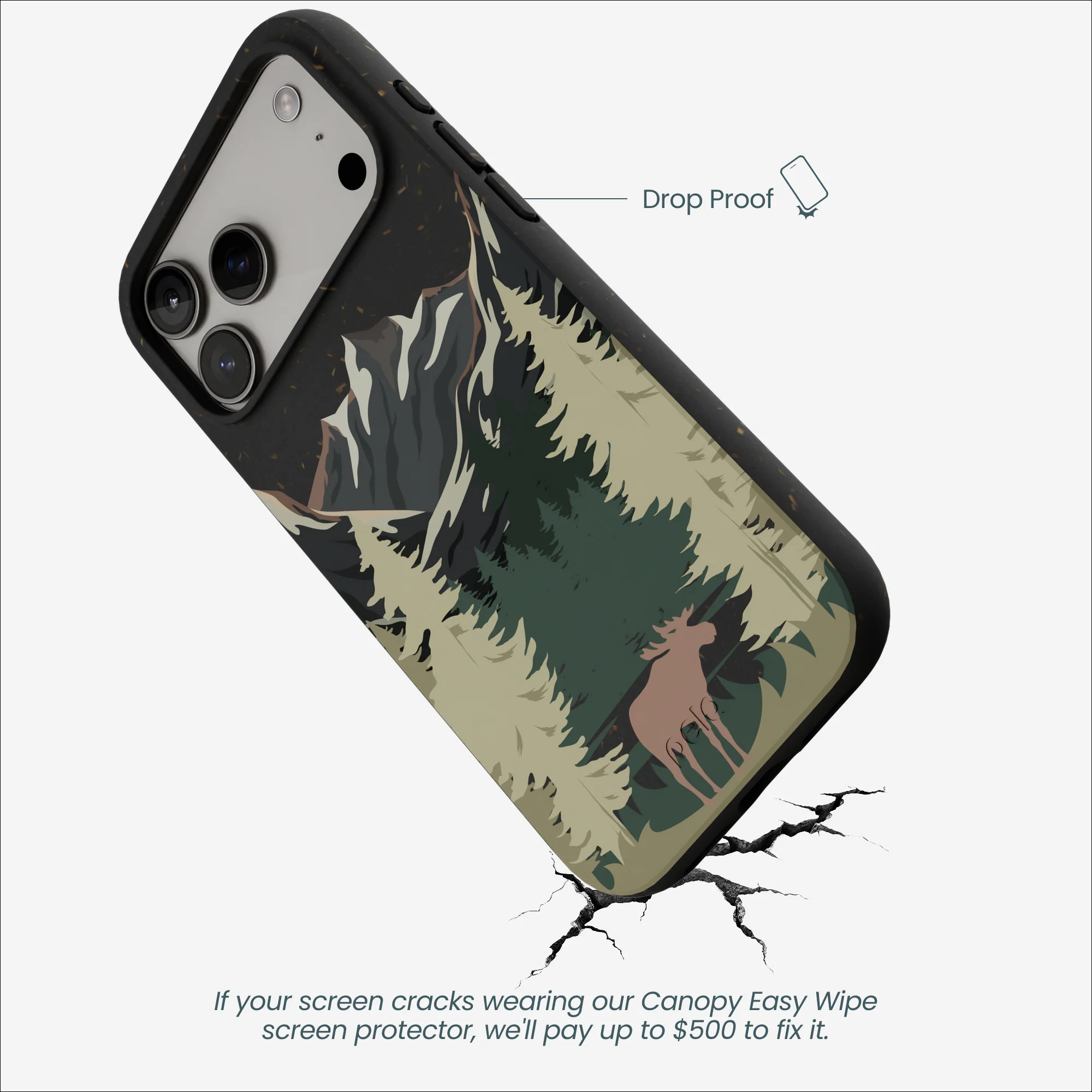 Black Moose Mountain iPhone 17 Pro Max Case - Image 5