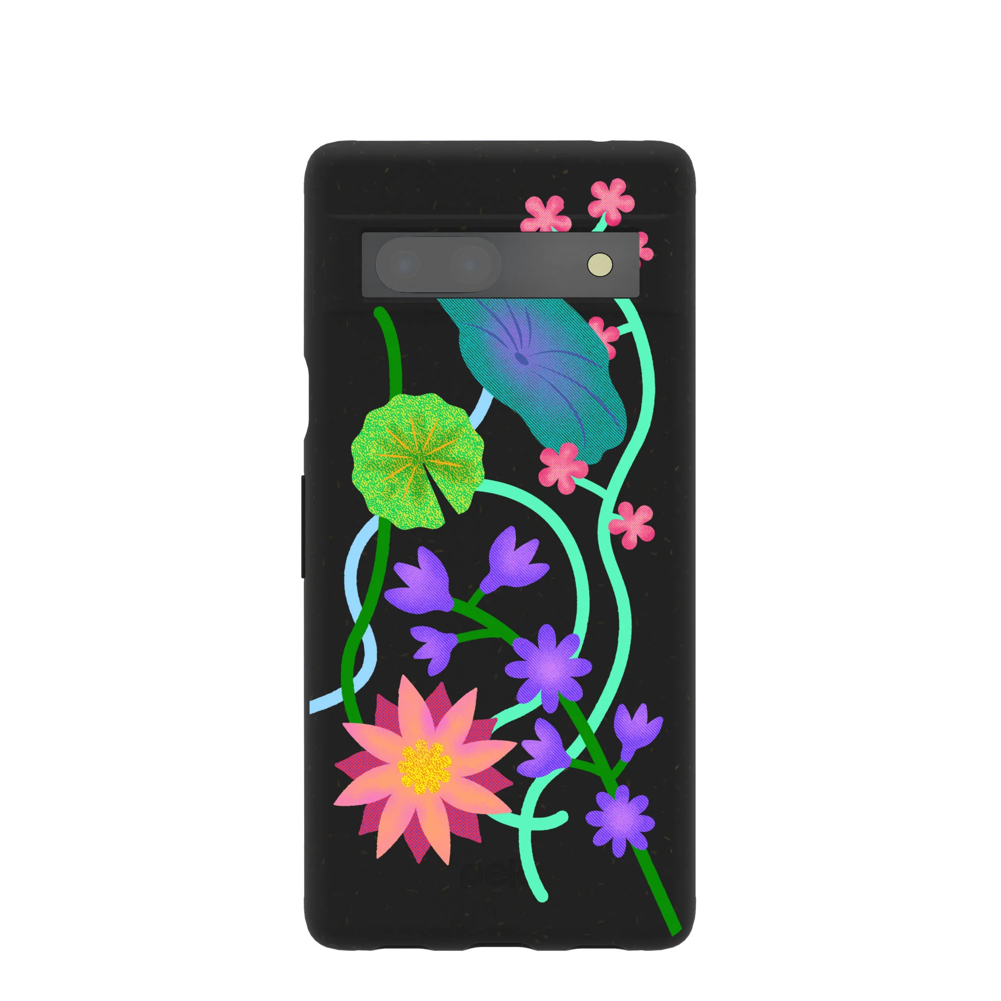 Black Neon Garden Google Pixel 7a Case