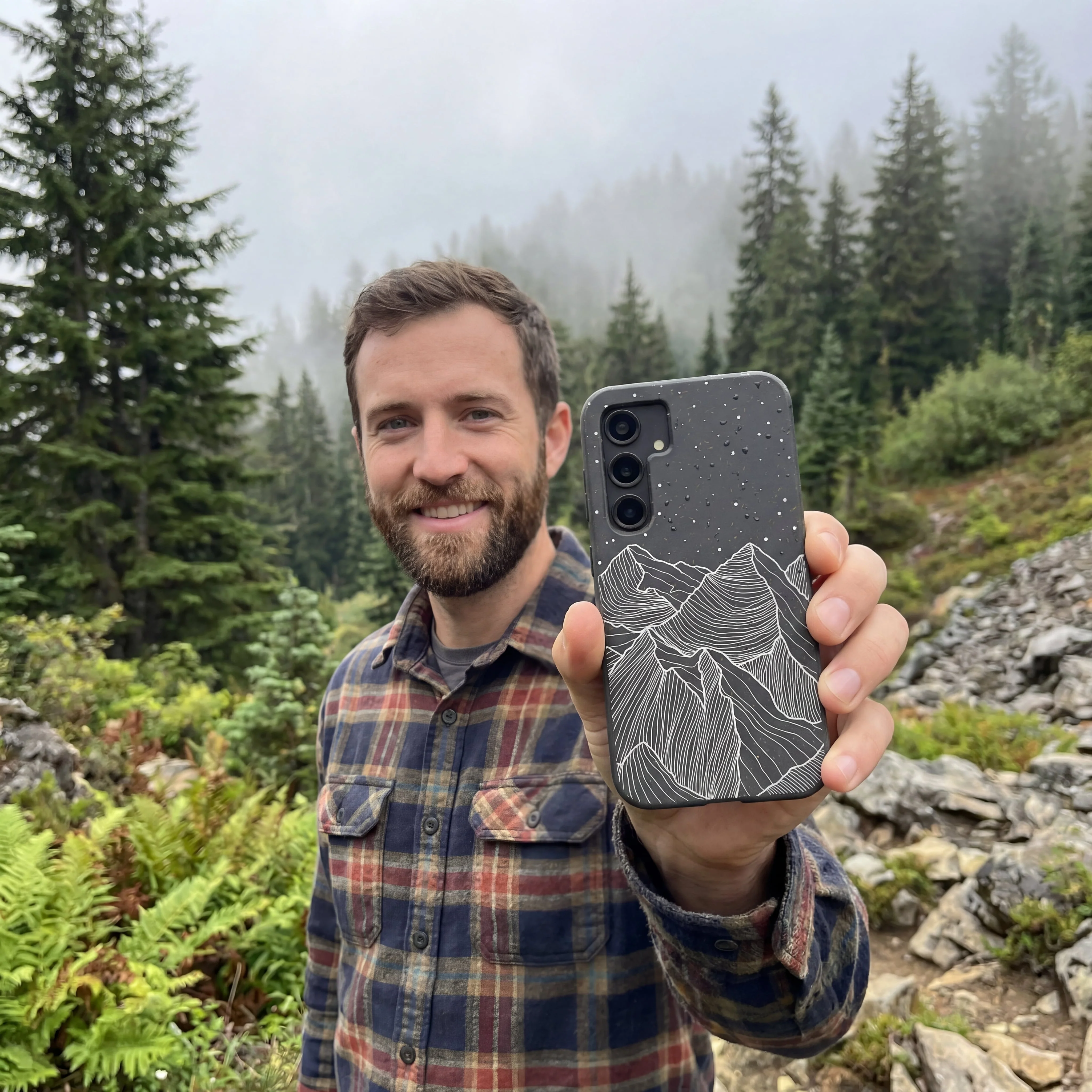 Black Night Panorama Google Pixel 10a Case - Image 2