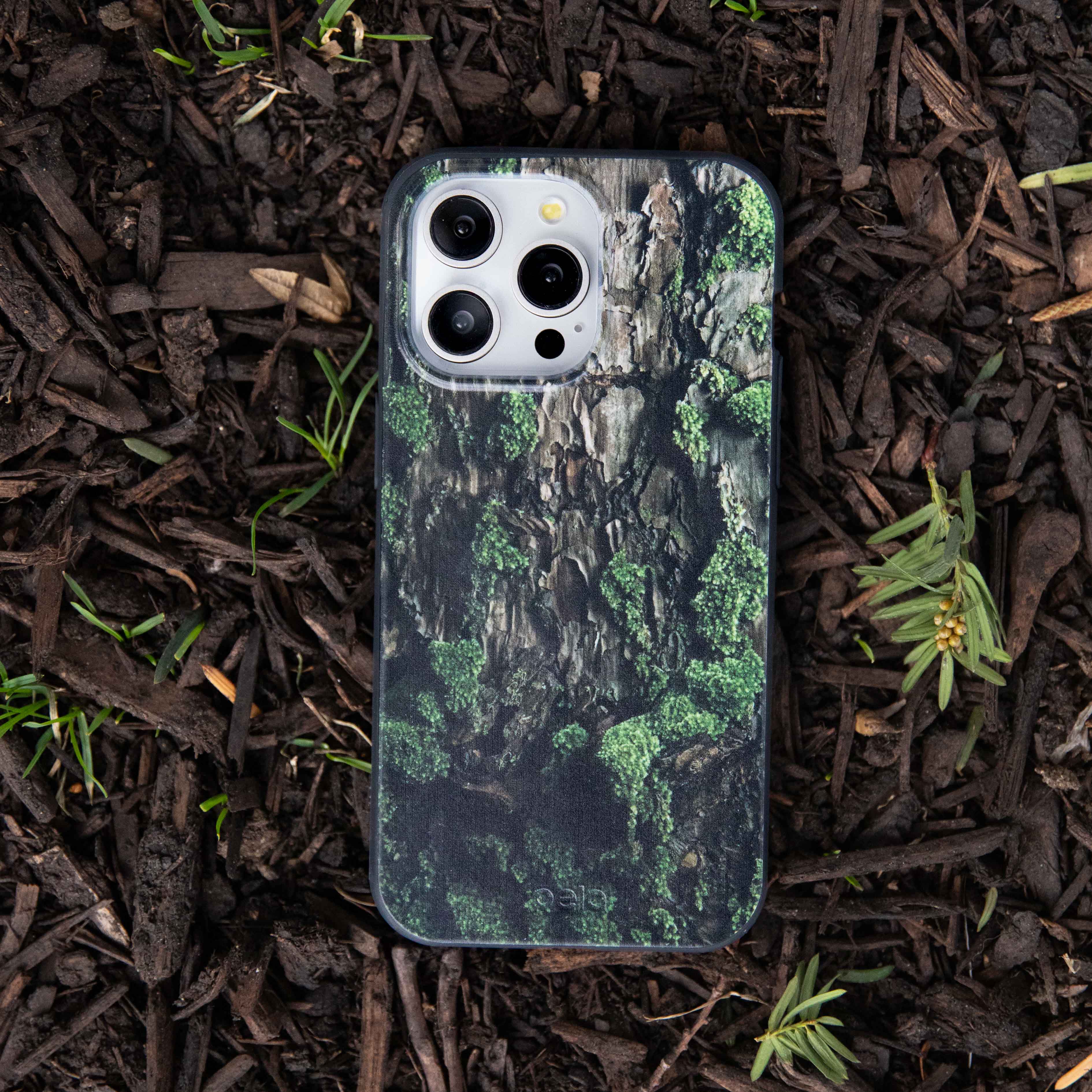 Black Tree Bark iPhone 14 Pro Case - Image 6