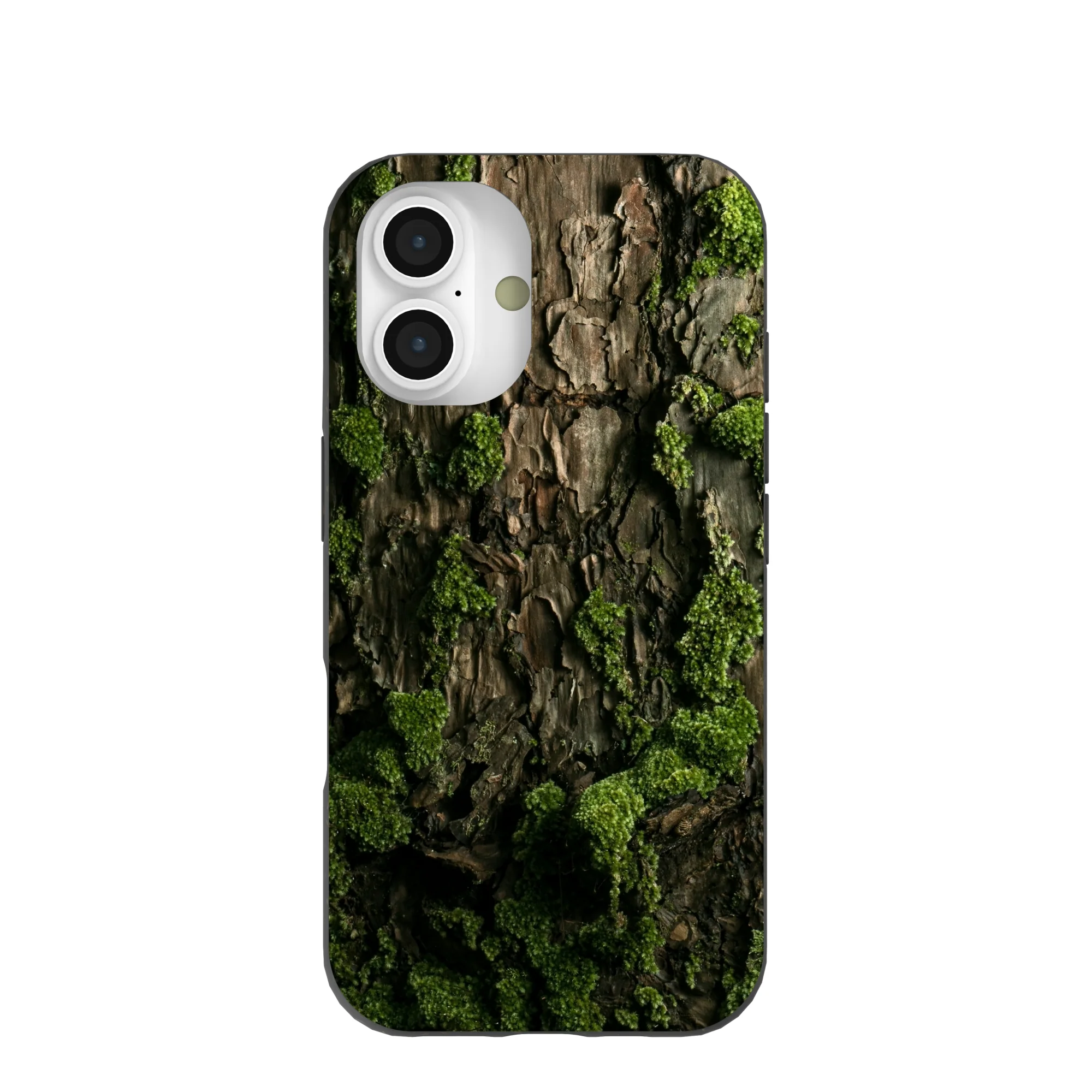 Black Tree Bark iPhone 16 Case