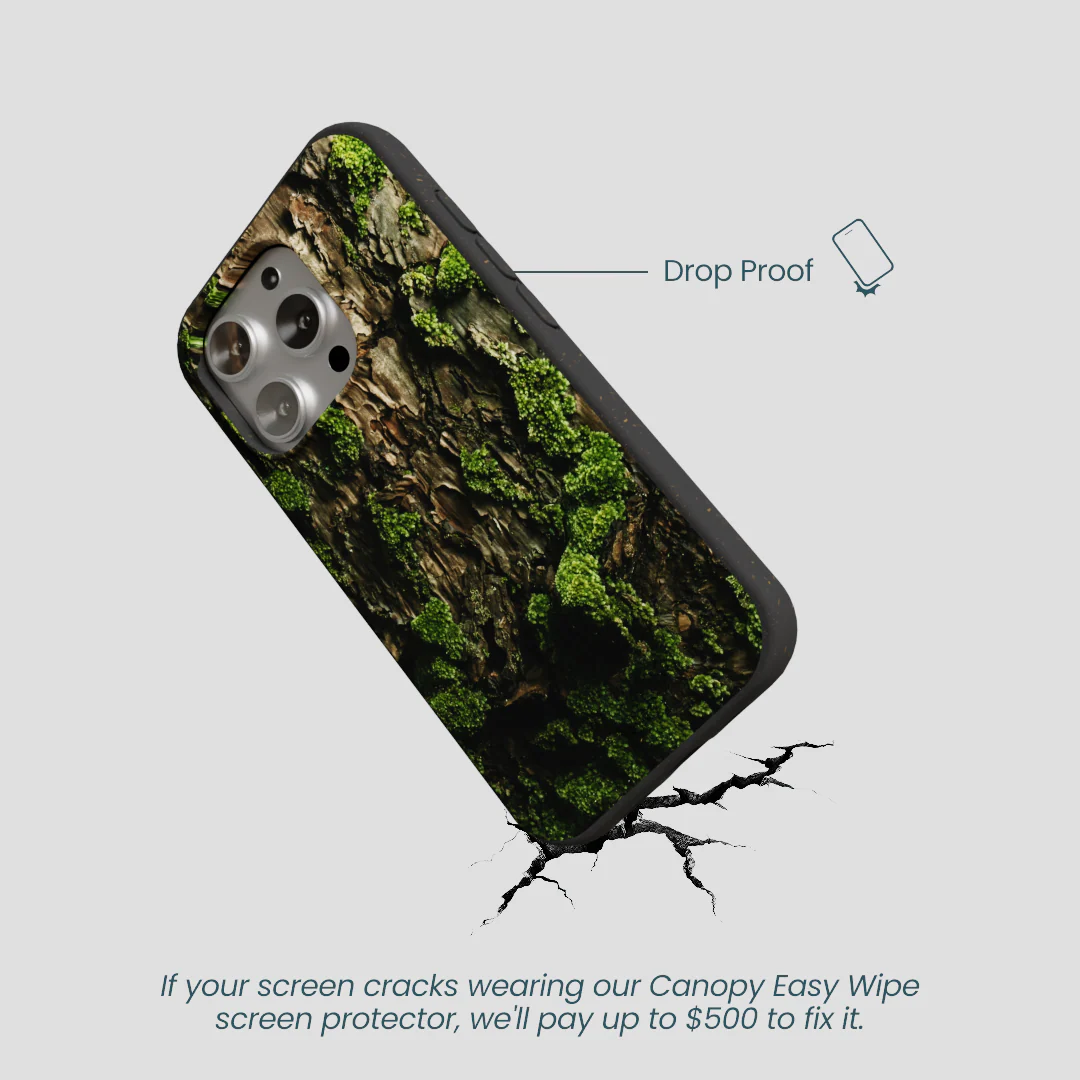 Black Tree Bark iPhone 16 Pro Case - Image 5