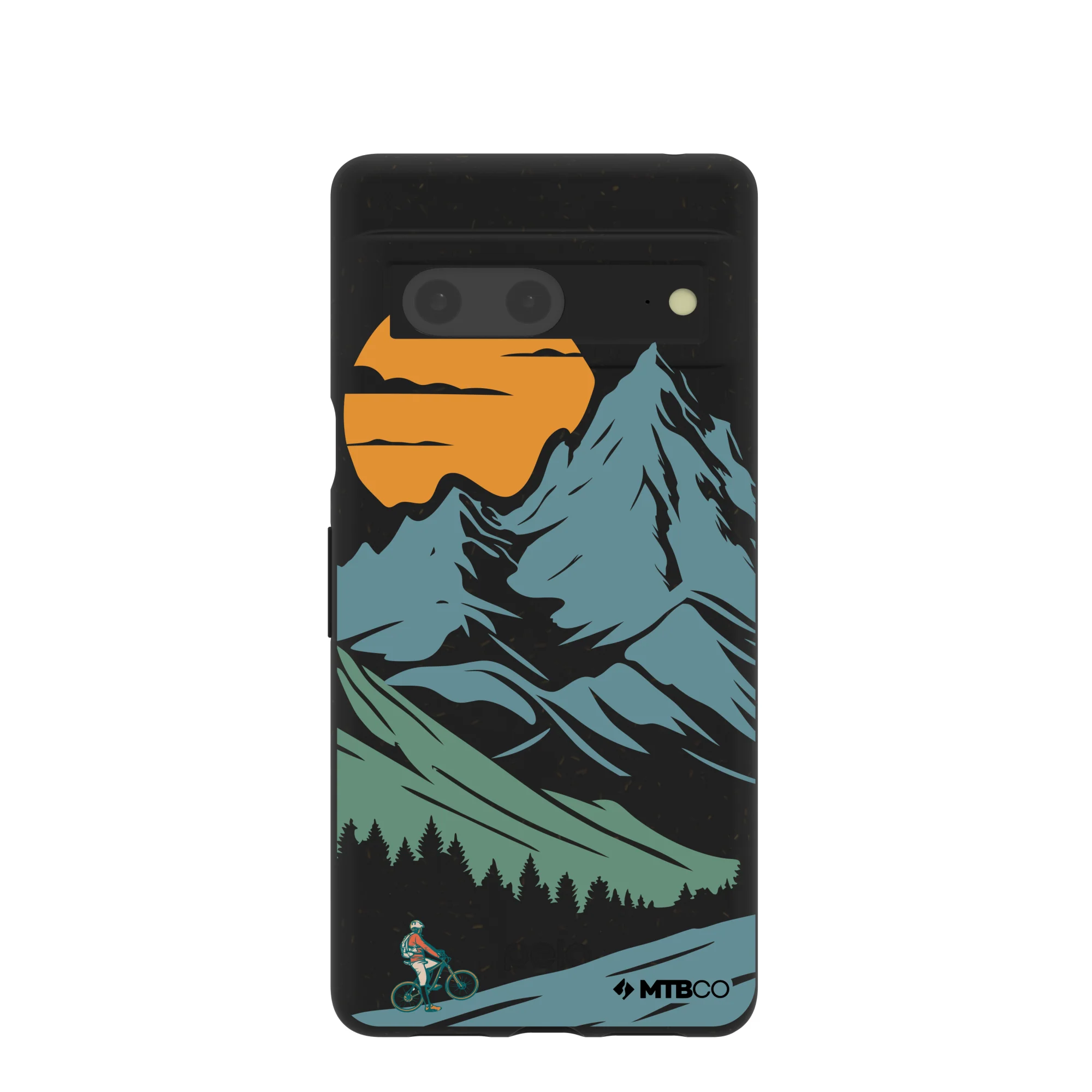 Black Vintage Peaks MTBCO Google Pixel 7 Case