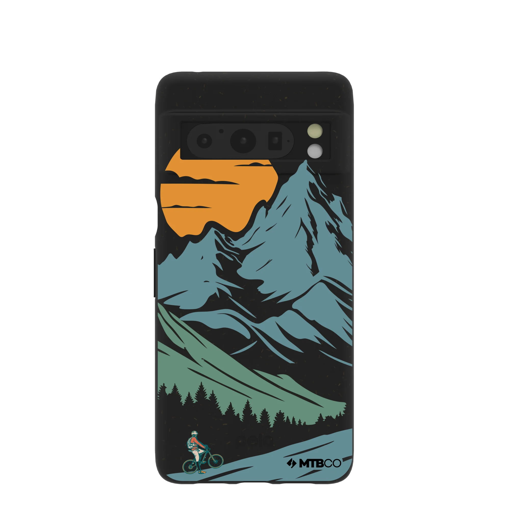 Black Vintage Peaks MTBCO Google Pixel 8 Pro Case