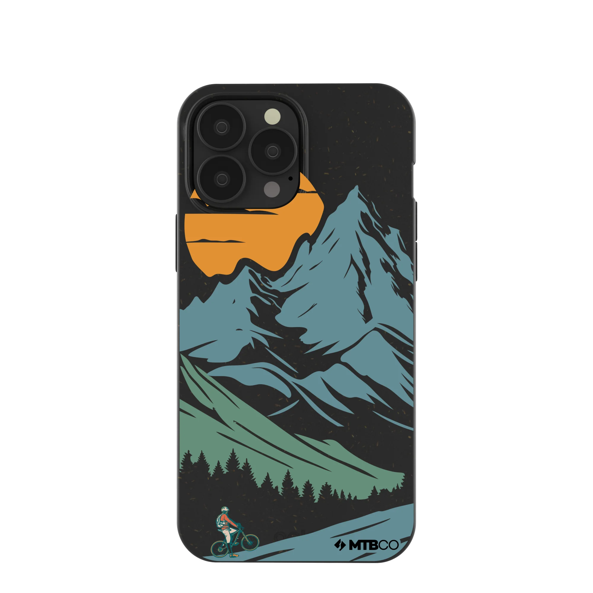 Black Vintage Peaks MTBCO iPhone 13 Pro Max Case