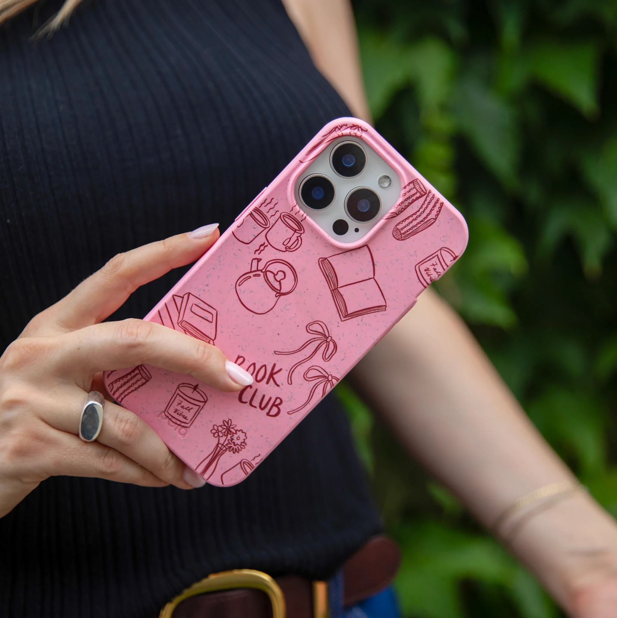 Bubblegum Pink Book Club Google Pixel 9a Case - Image 7