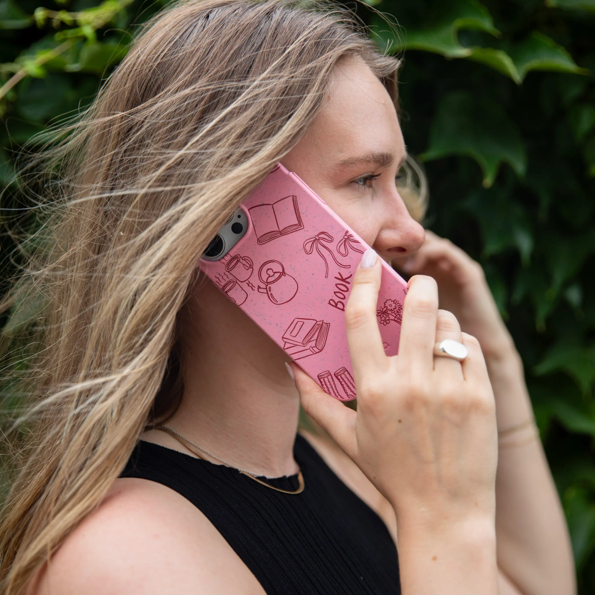 Bubblegum Pink Book Club iPhone 14 Case - Image 7