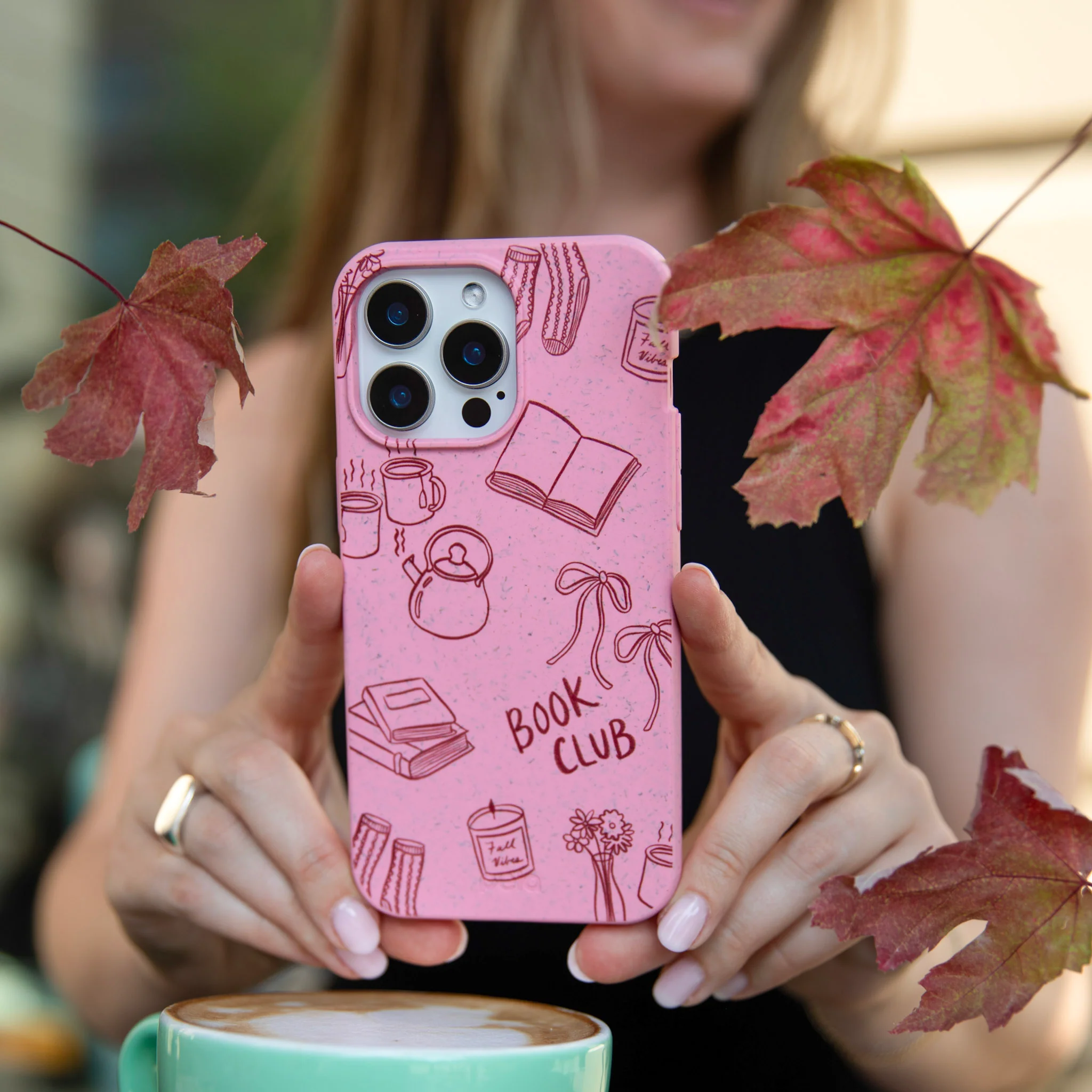 Bubblegum Pink Book Club iPhone XR Case - Image 2