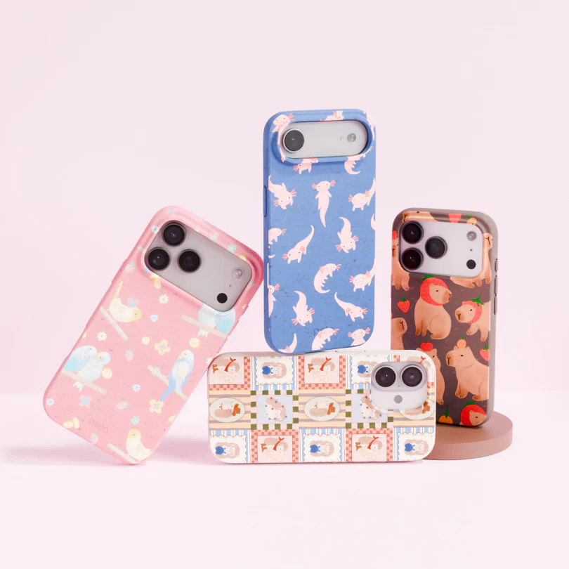 Bubblegum Pink Budgie Daydream Google Pixel 8a Case - Image 2