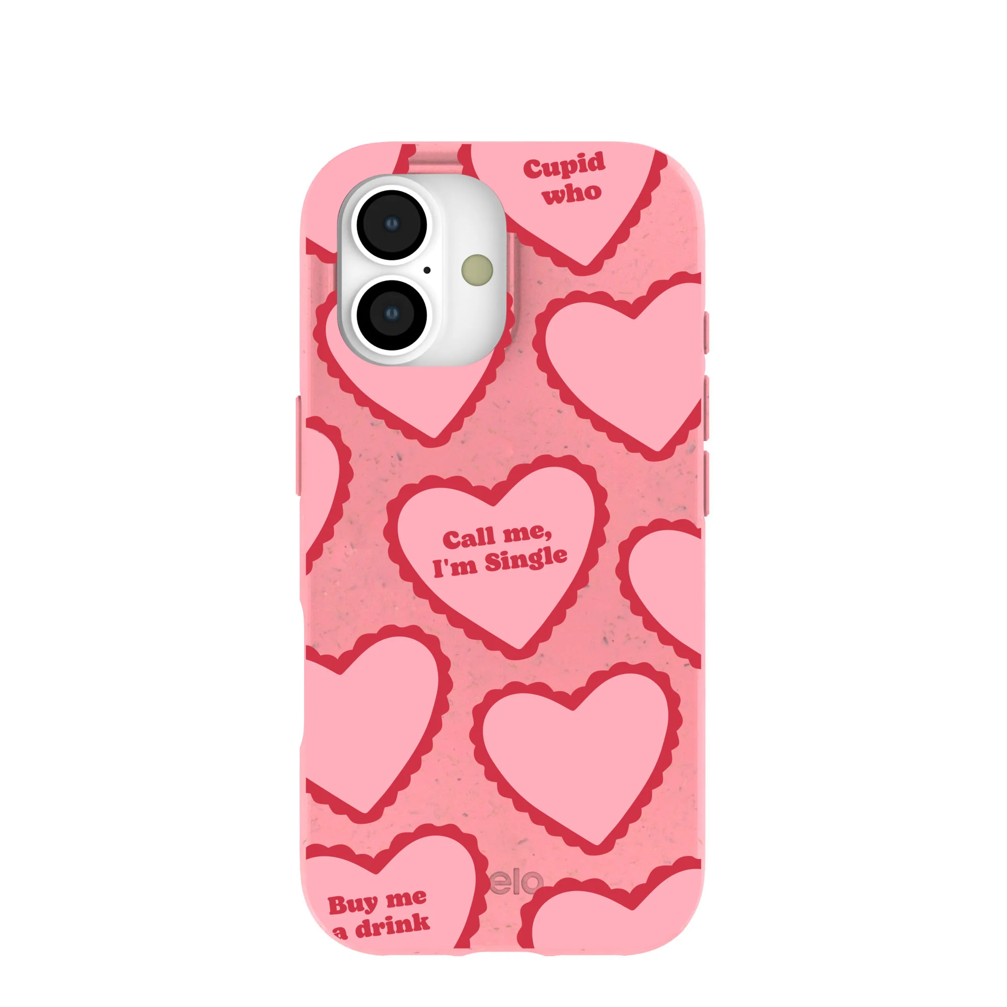 Bubblegum Pink Cupid Who iPhone 17 Case