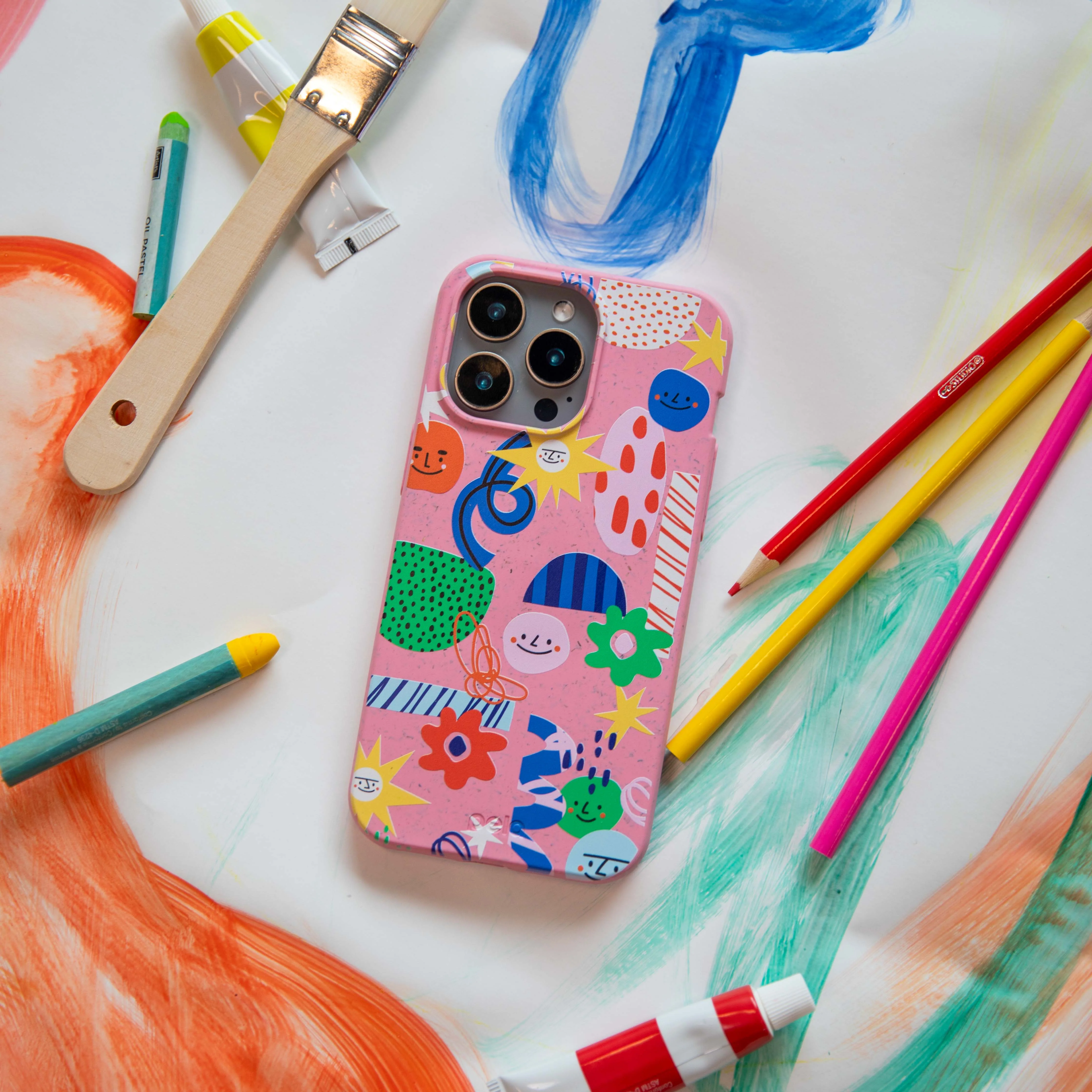 Bubblegum Pink Daydreaming iPhone 17 Pro Max Case - Image 2