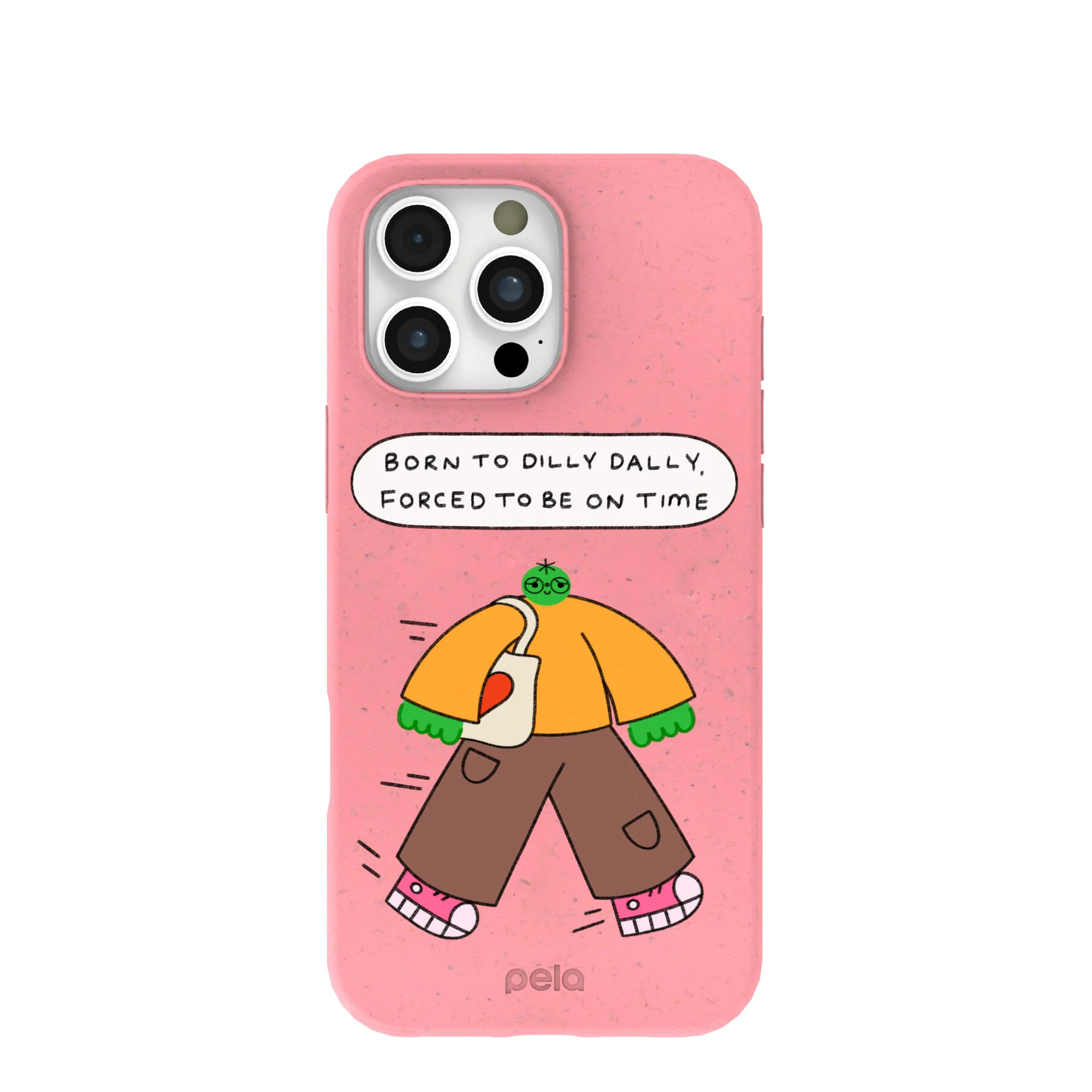 Bubblegum Pink Dilly Dally iPhone 16 Pro Max Case